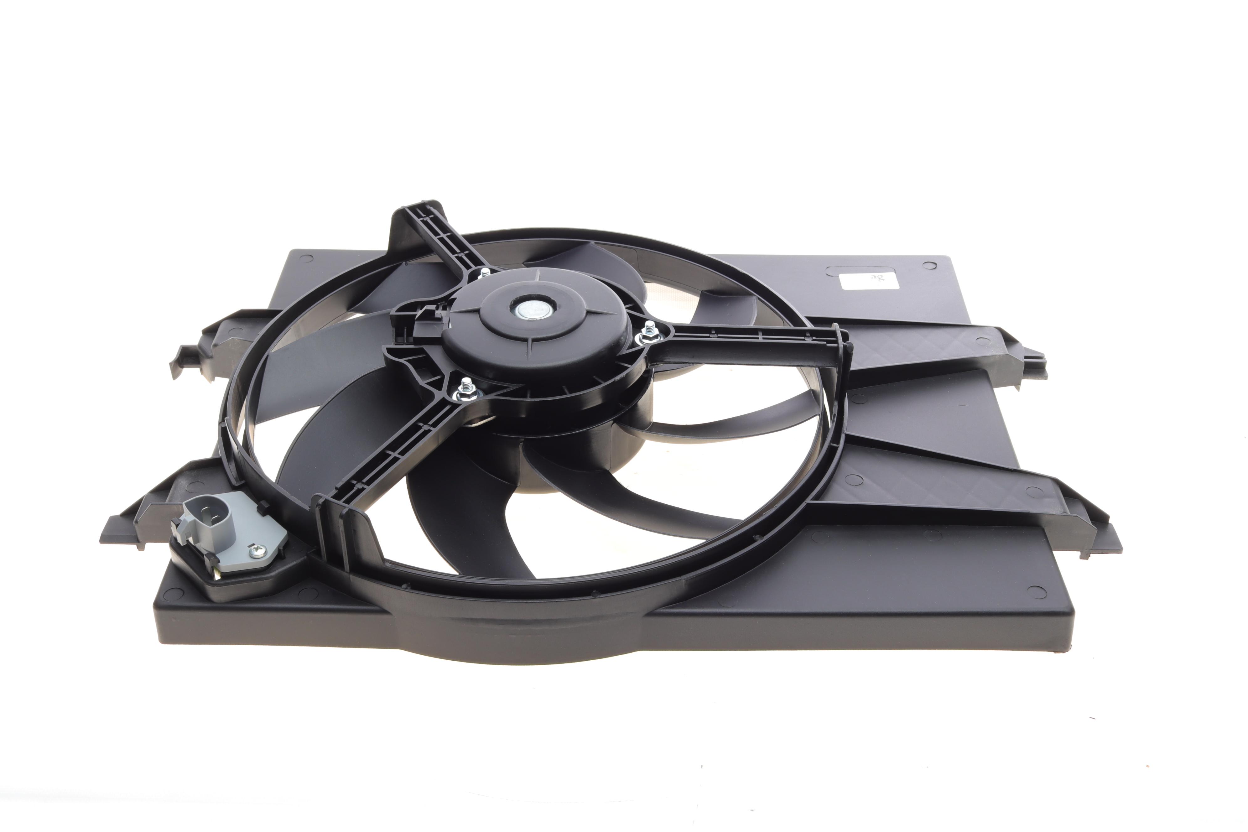 Вентилятор радіатора Ford Fiesta/Fusion 1.6D/2.0 04-12 (з дифузором)