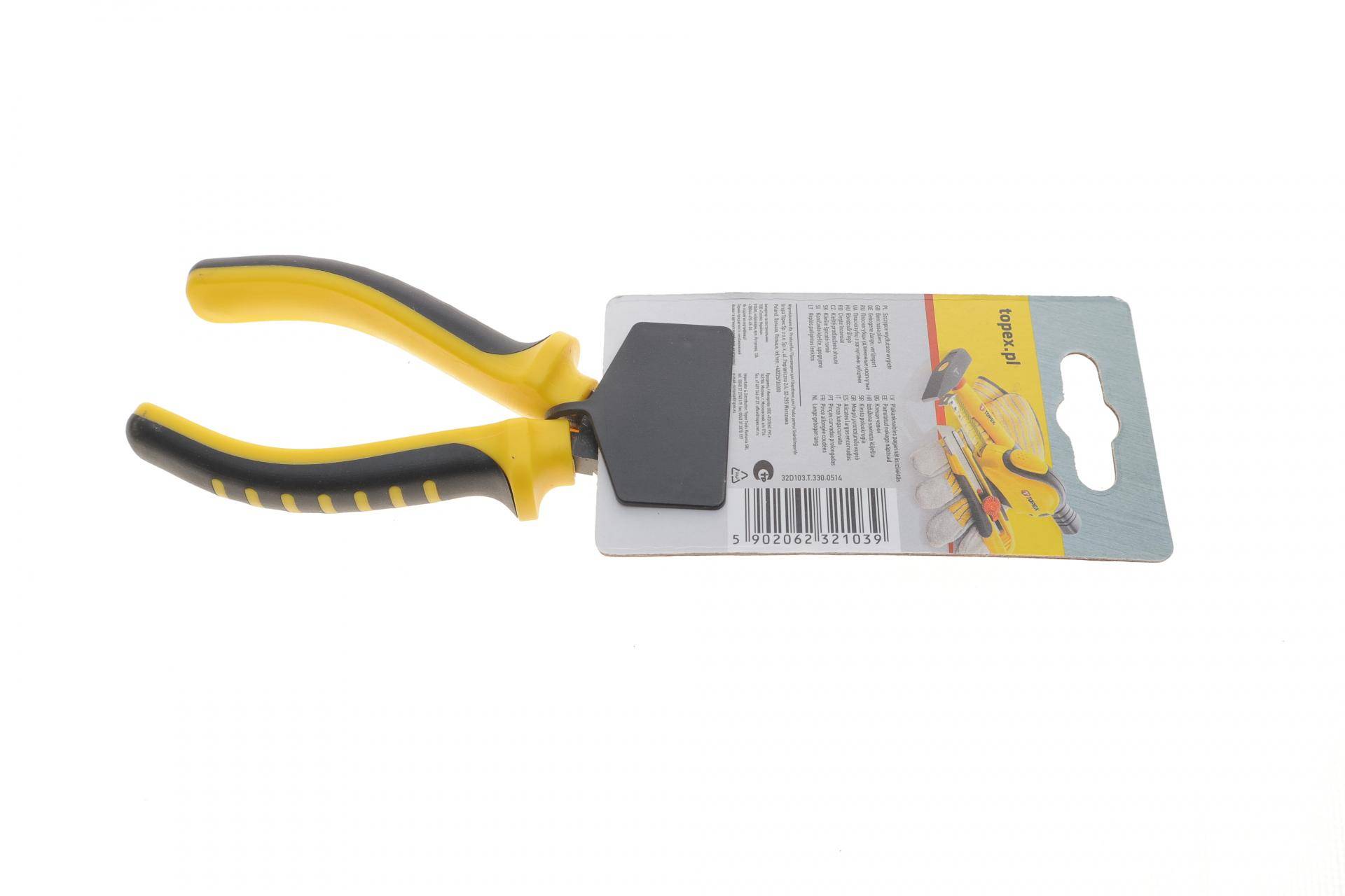 Плоскогубці з подовженими губками 6" L-160 мм