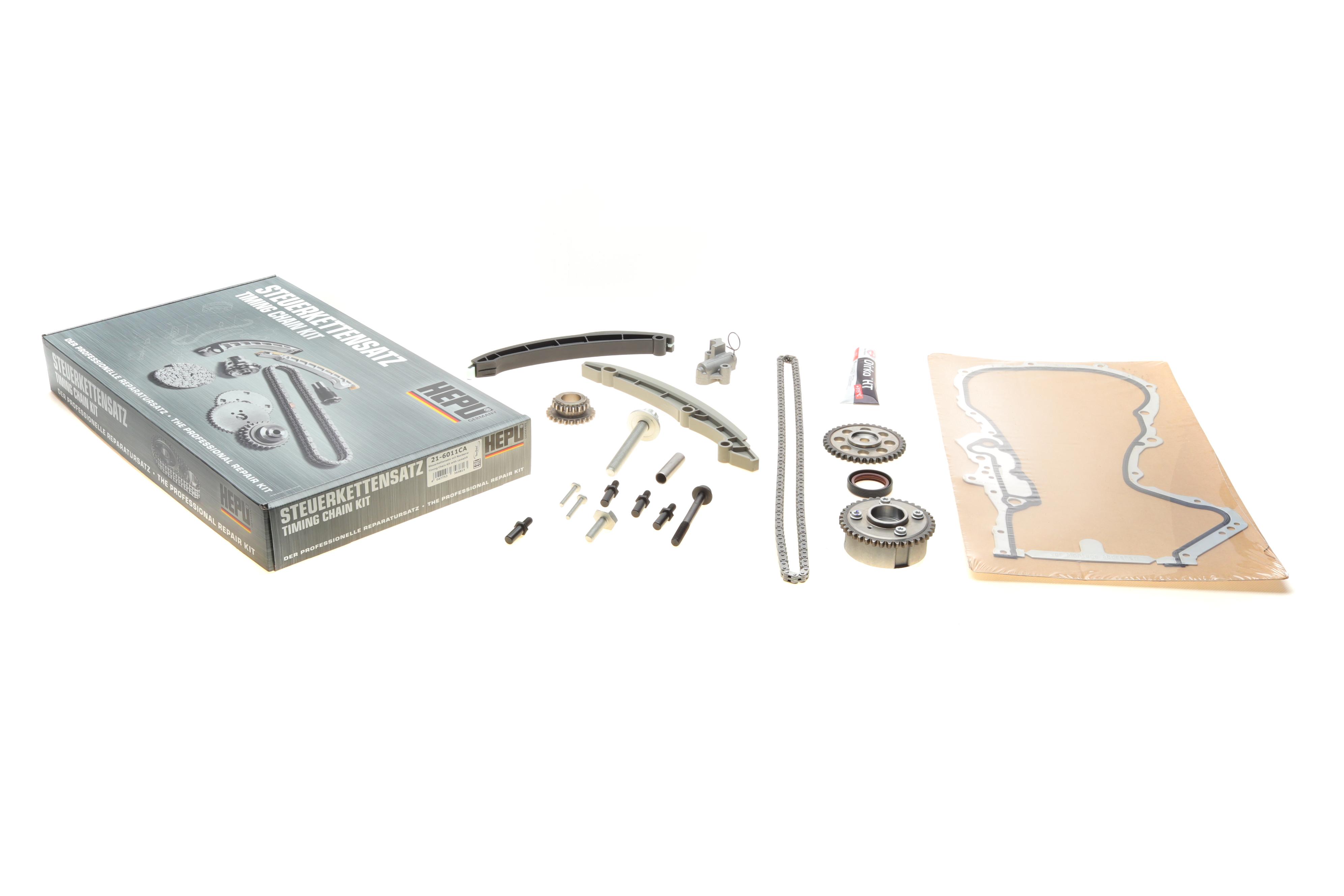 Комплект ланцюга ГРМ VW Golf V 1.4TSI, 10/03 - 02/09, 90/103/125kw, (z=132/18-23/36/36)