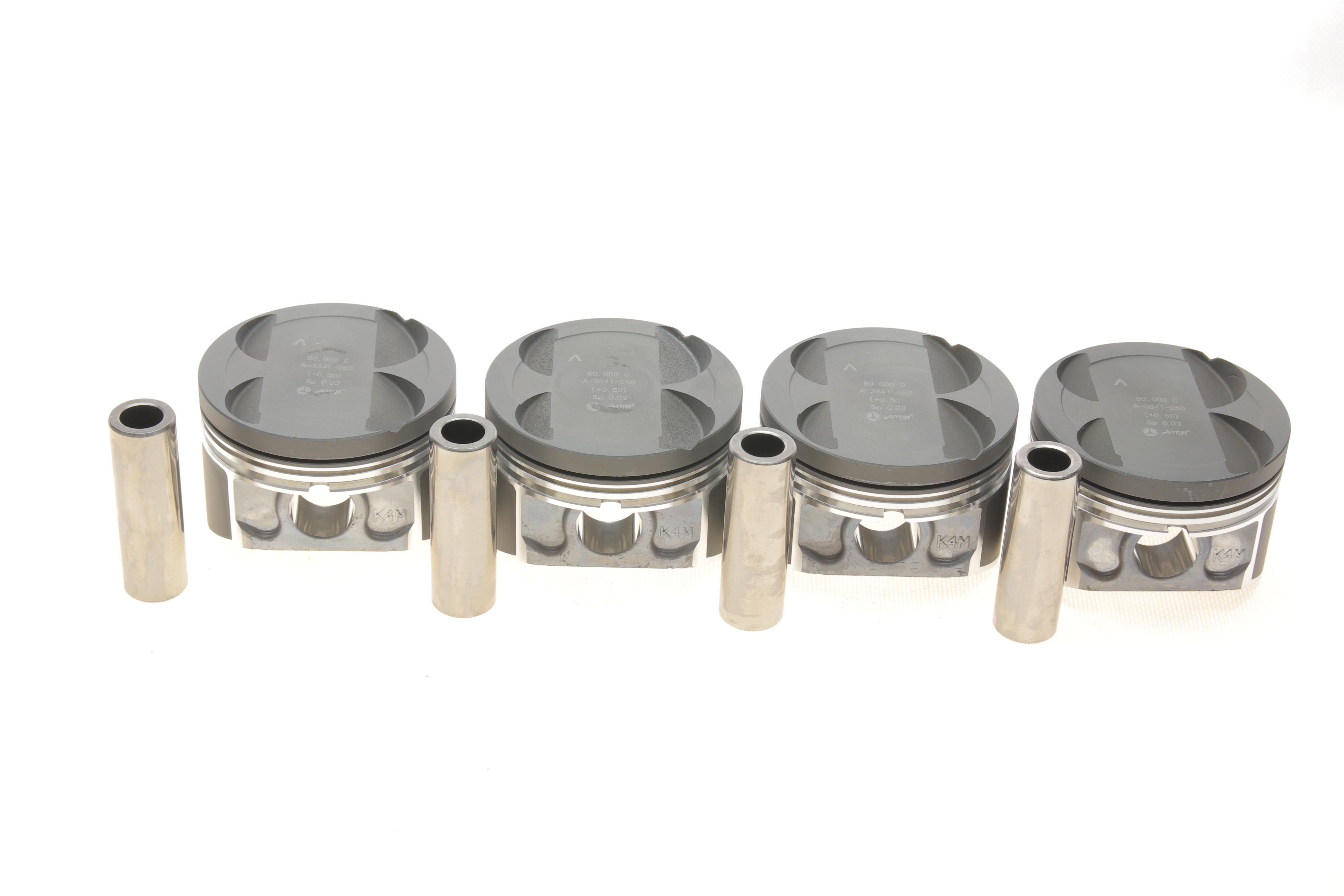 Поршень Dacia Duster/Logan/Sandero/Renault Clio/Kangoo 1.6 16V 98- (80.00mm/+0.50mm) (к-кт 4 шт)