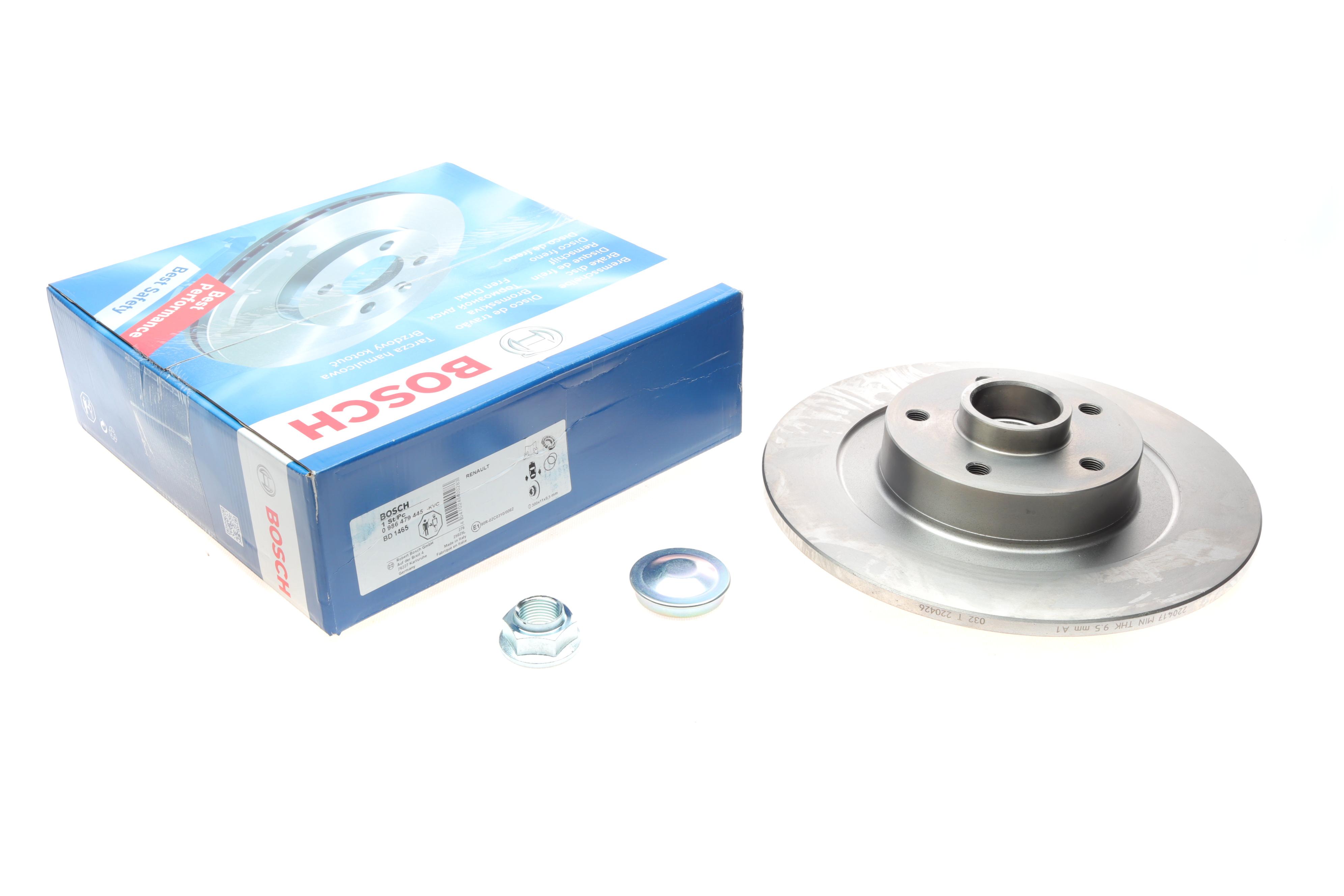 Диск тормозной (задний) Renault Laguna III 08-15 (300x11) (+ABS) (с подшипником)