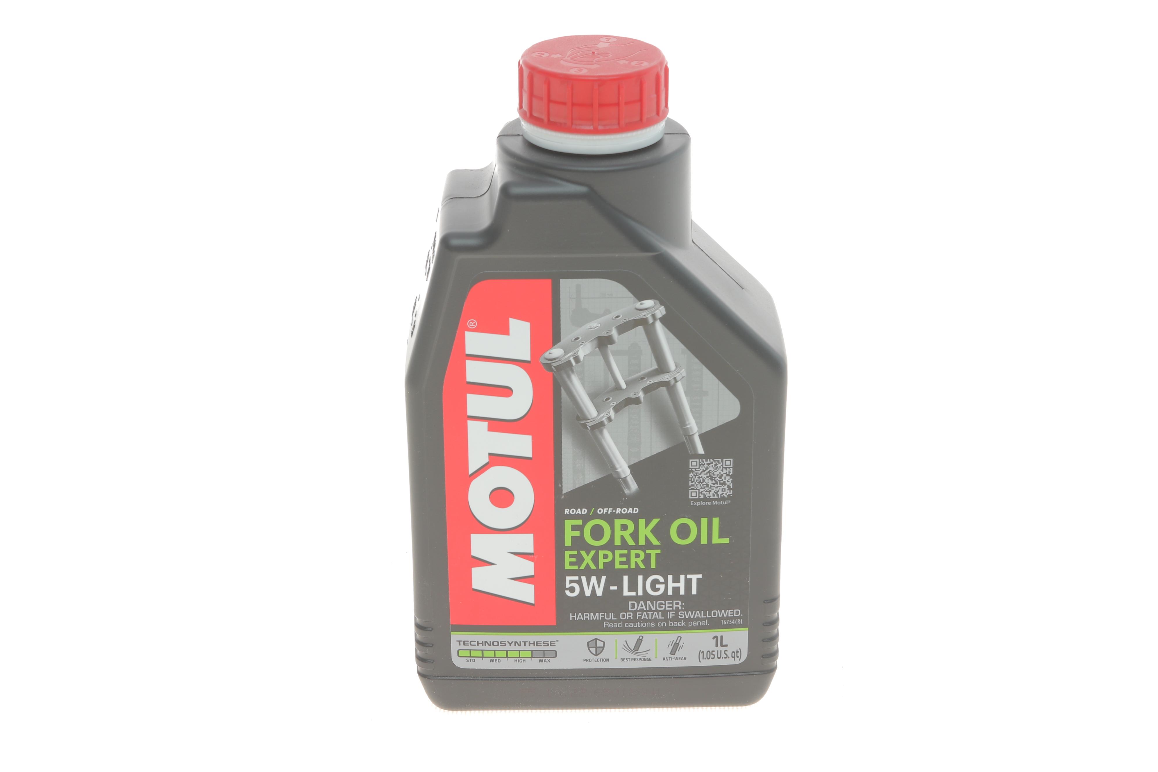 Масло 5W для мото вилок Fork Oil Expert Light (1L)