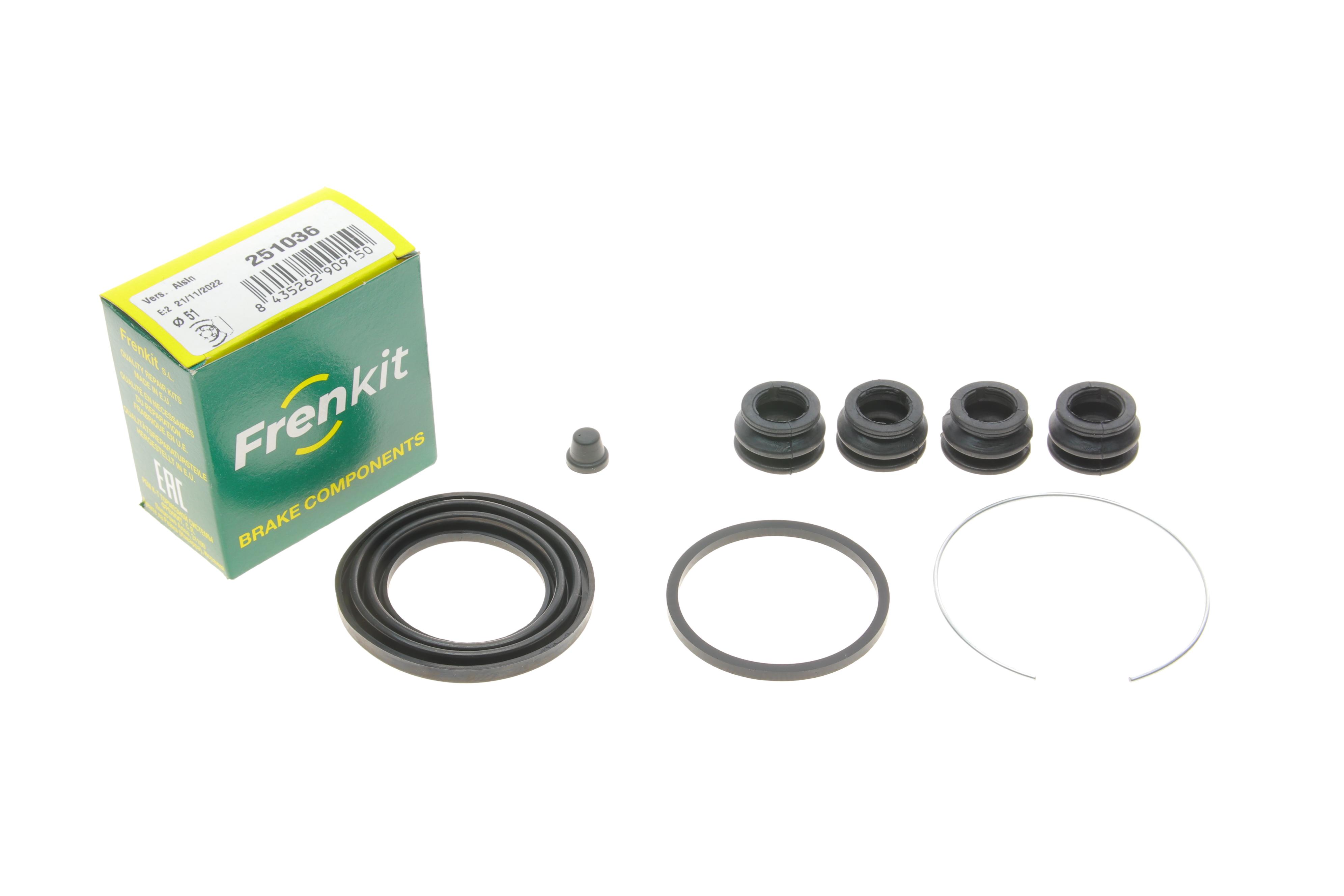 Ремкомплект суппорта (переднего) Suzuki Jimny 1.3 16V 98- (d=51mm) (Aisin)