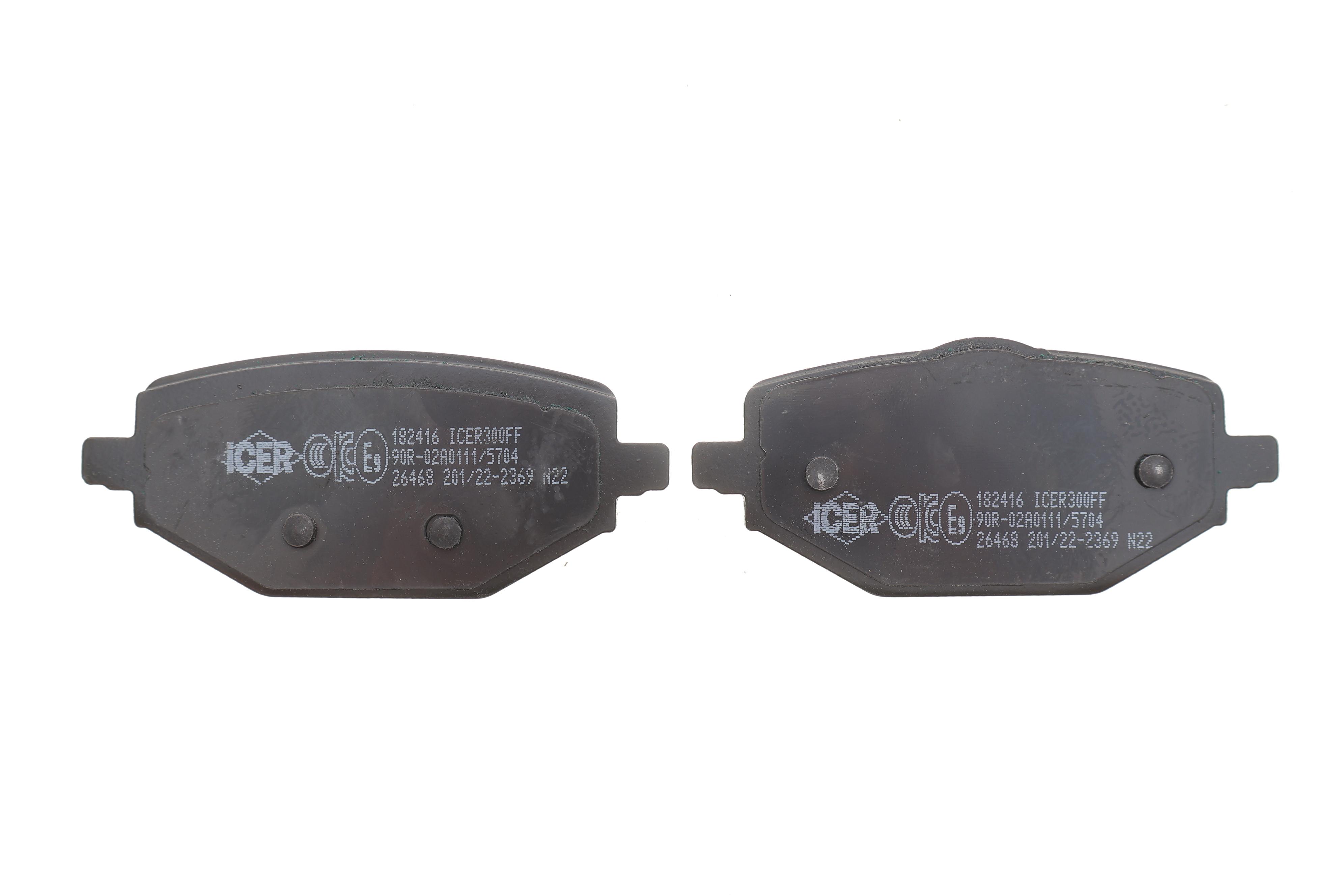 Колодки гальмівні (задні) Renault Captur II/Megane IV 20-