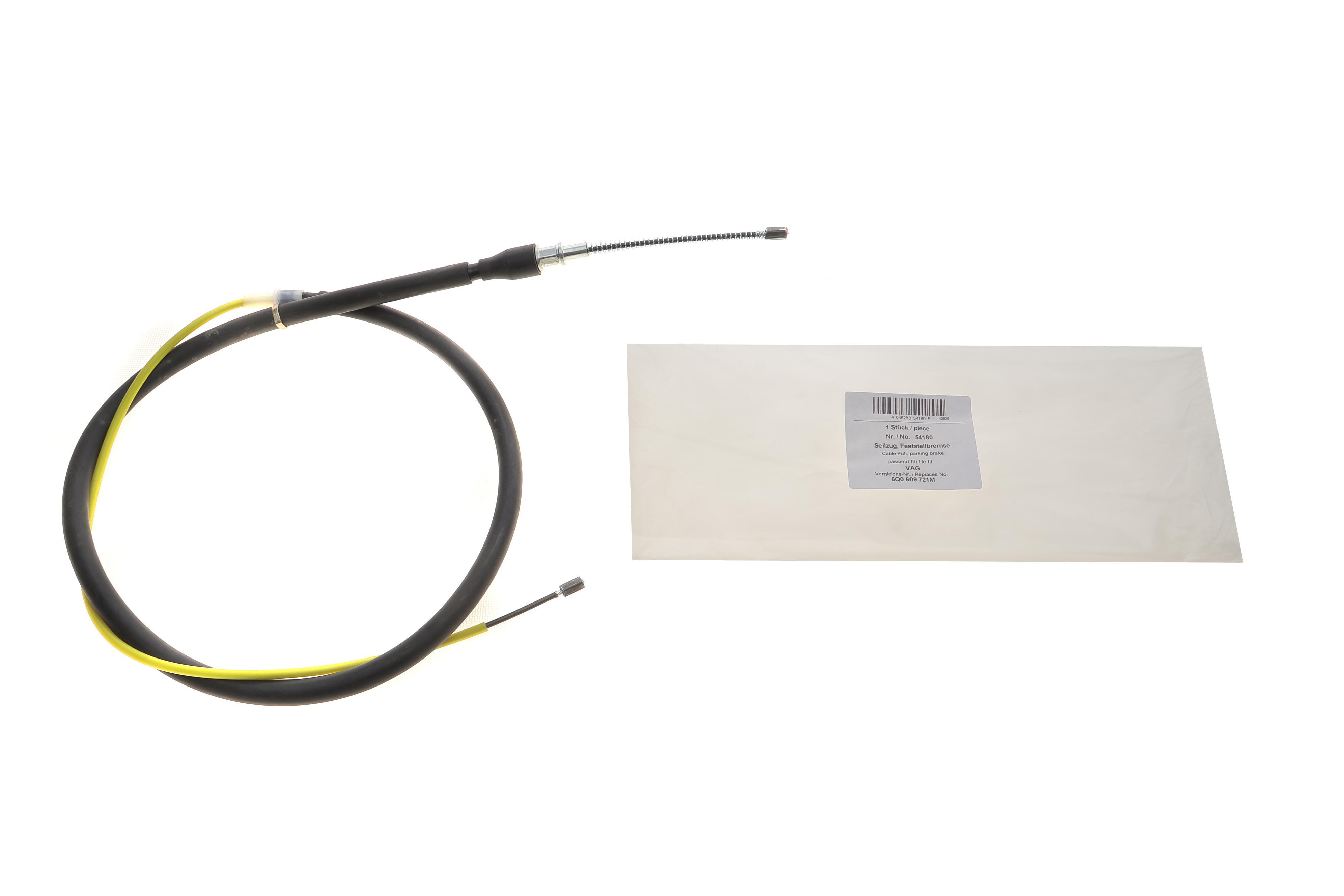 Трос ручника Skoda Fabia 99-08/VW Polo 01-09 (L=1580mm)