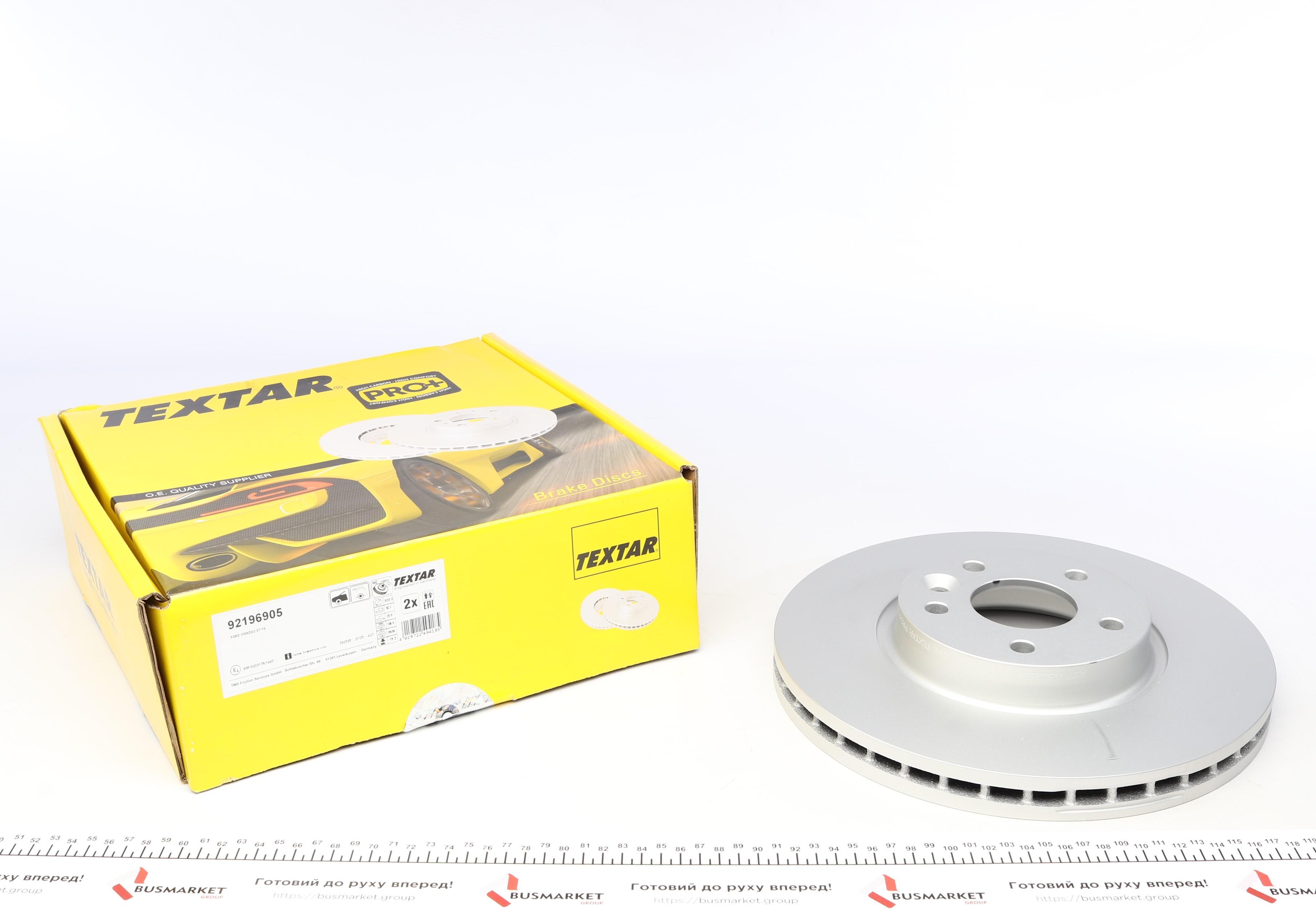 Диск тормозной (передний) Ford Mondeo IV 07-15 (300x28) PRO+