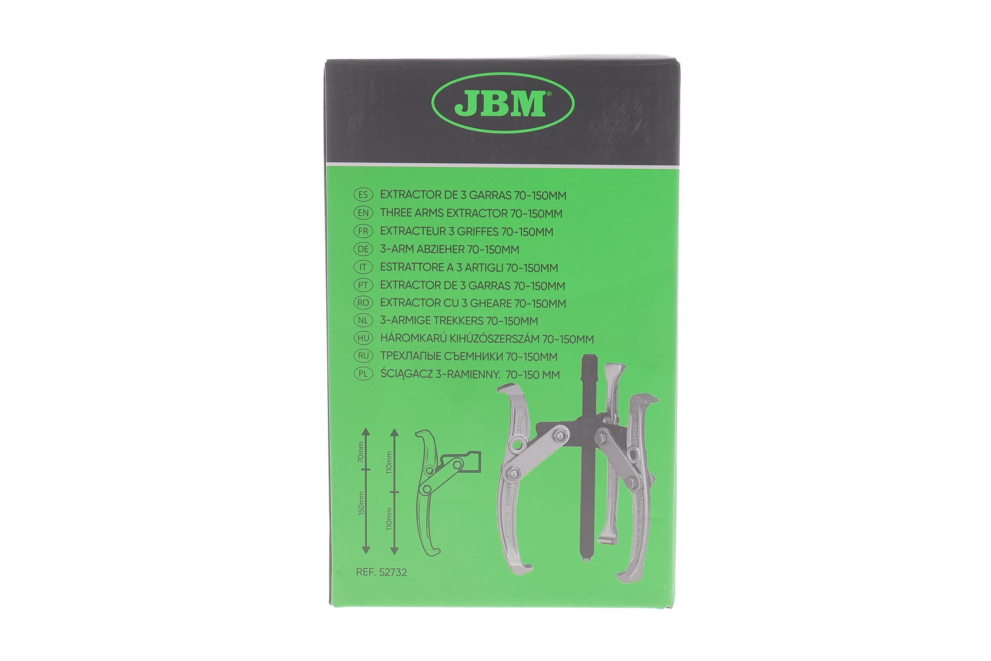 Съемник подшипников 3-лапый (d=70-150mm.)