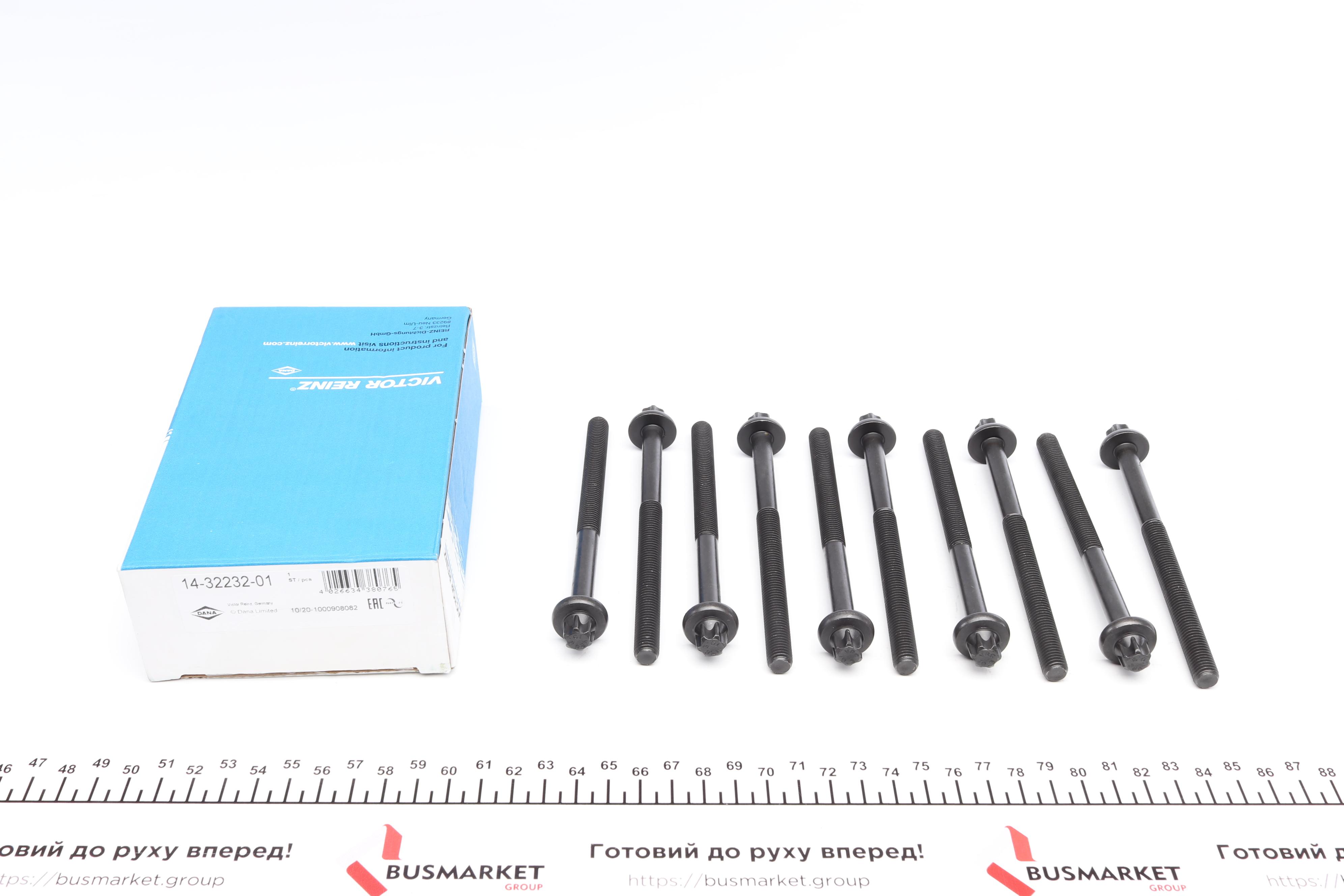 Болты головки (к-кт 10шт.) Renault Kangoo 1.2 16V 01-