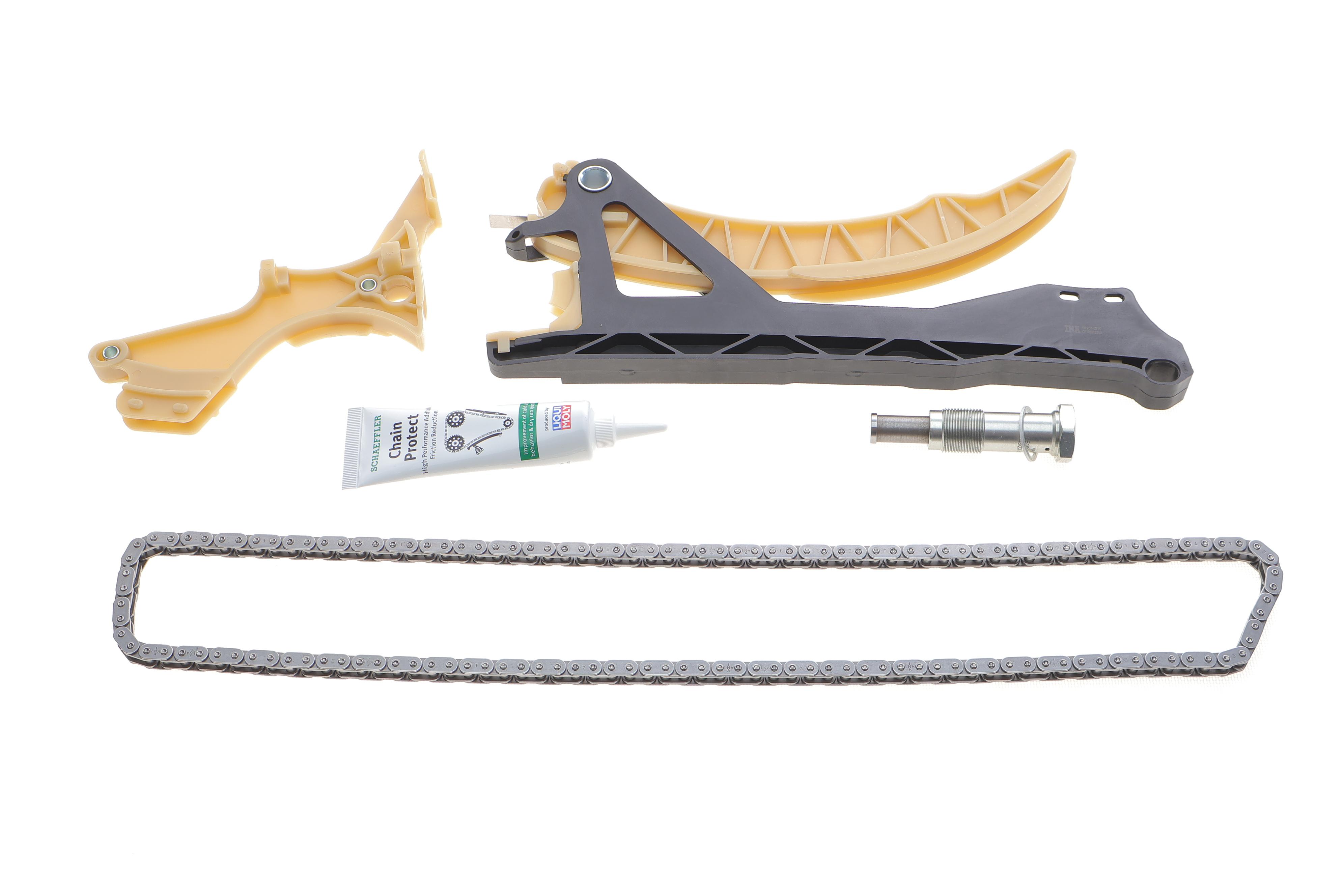 Комплект ланцюга ГРМ BMW 3 (E90)/5 (E60) 04-10 N46, (ланцюг INA)