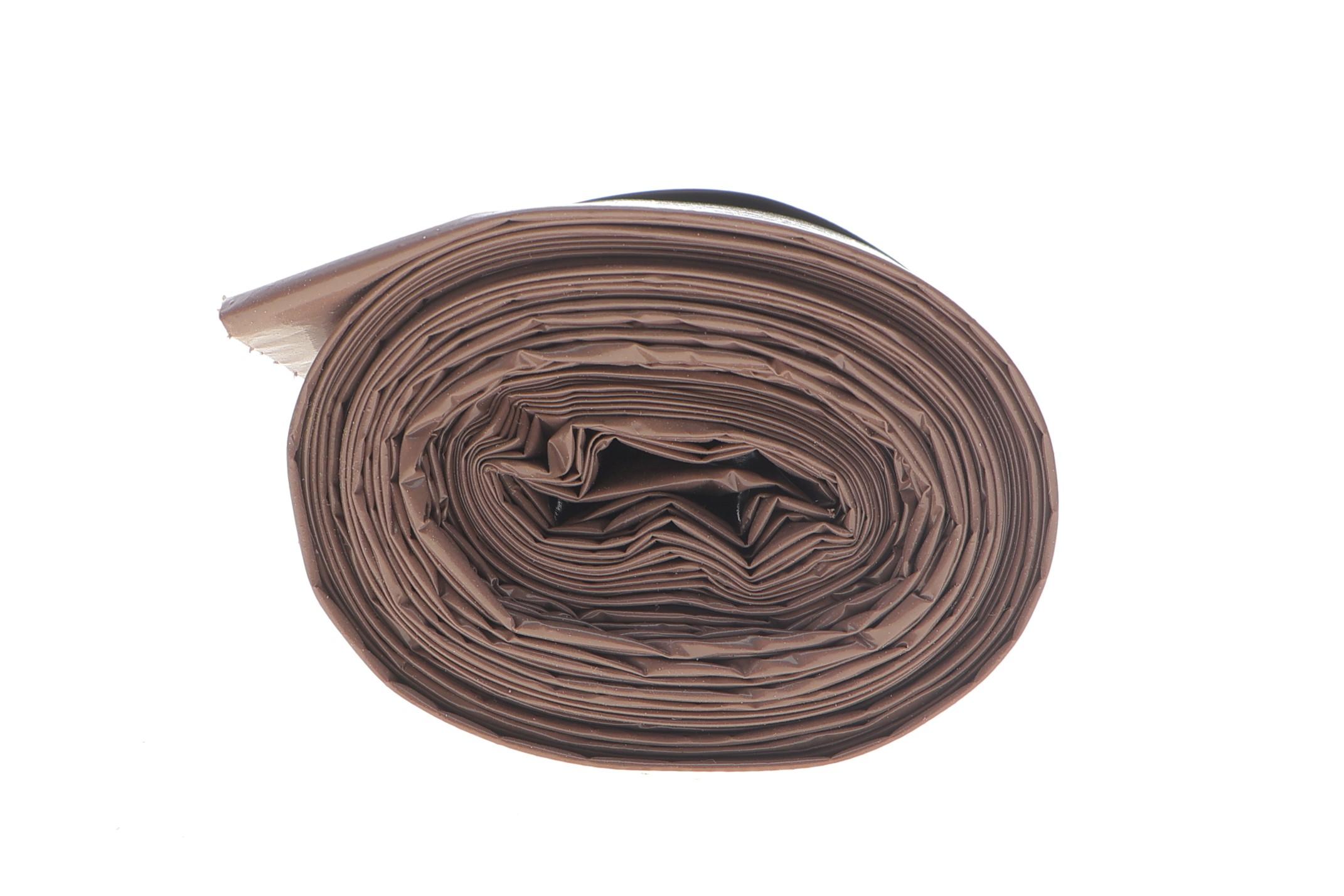 Мішки для сміття 60L (10шт) 35 мкм (коричневі)