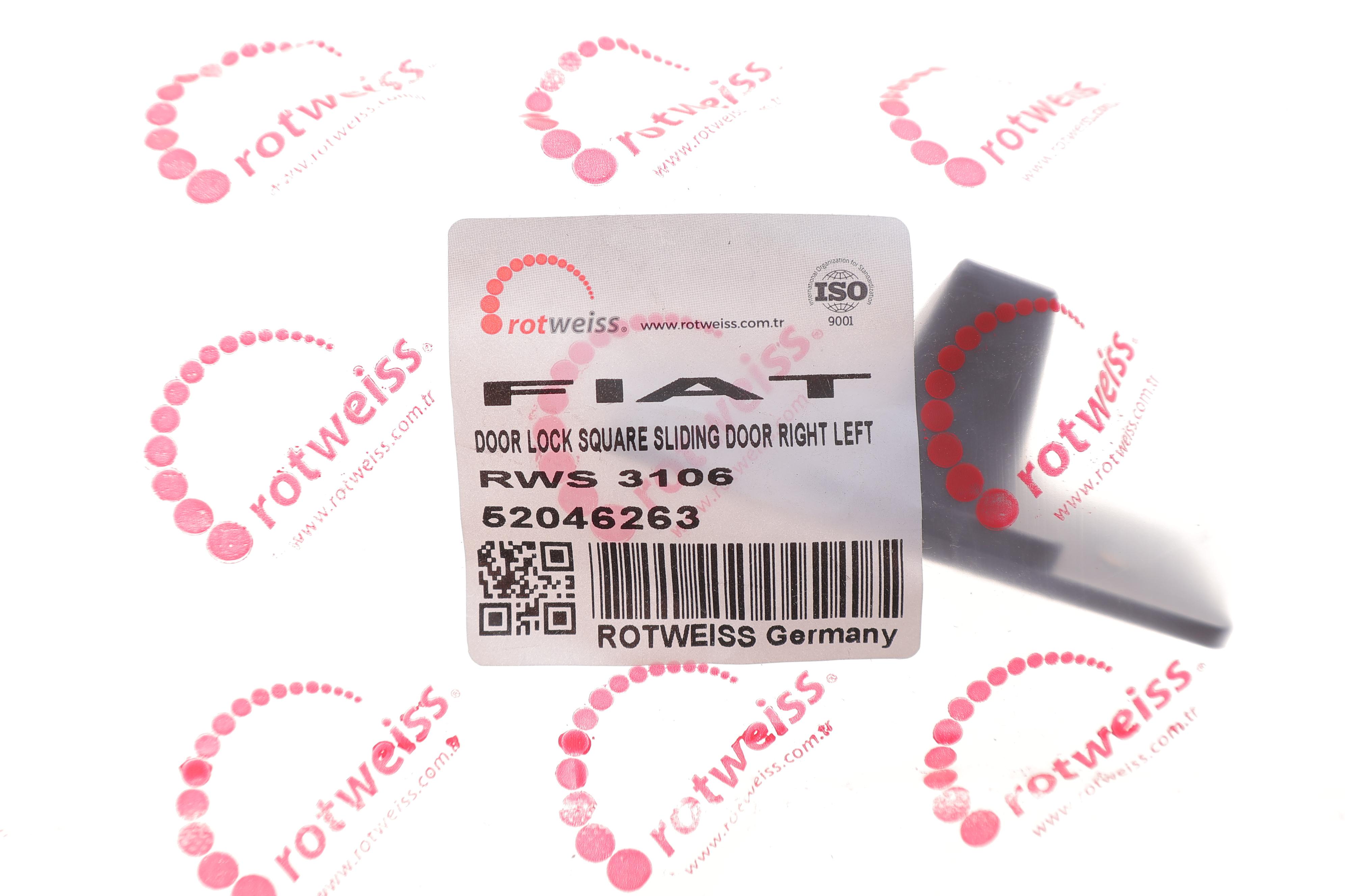 Направляющая двери (боковой/нижняя) Fiat Doblo 10- (R) (внутри OE)