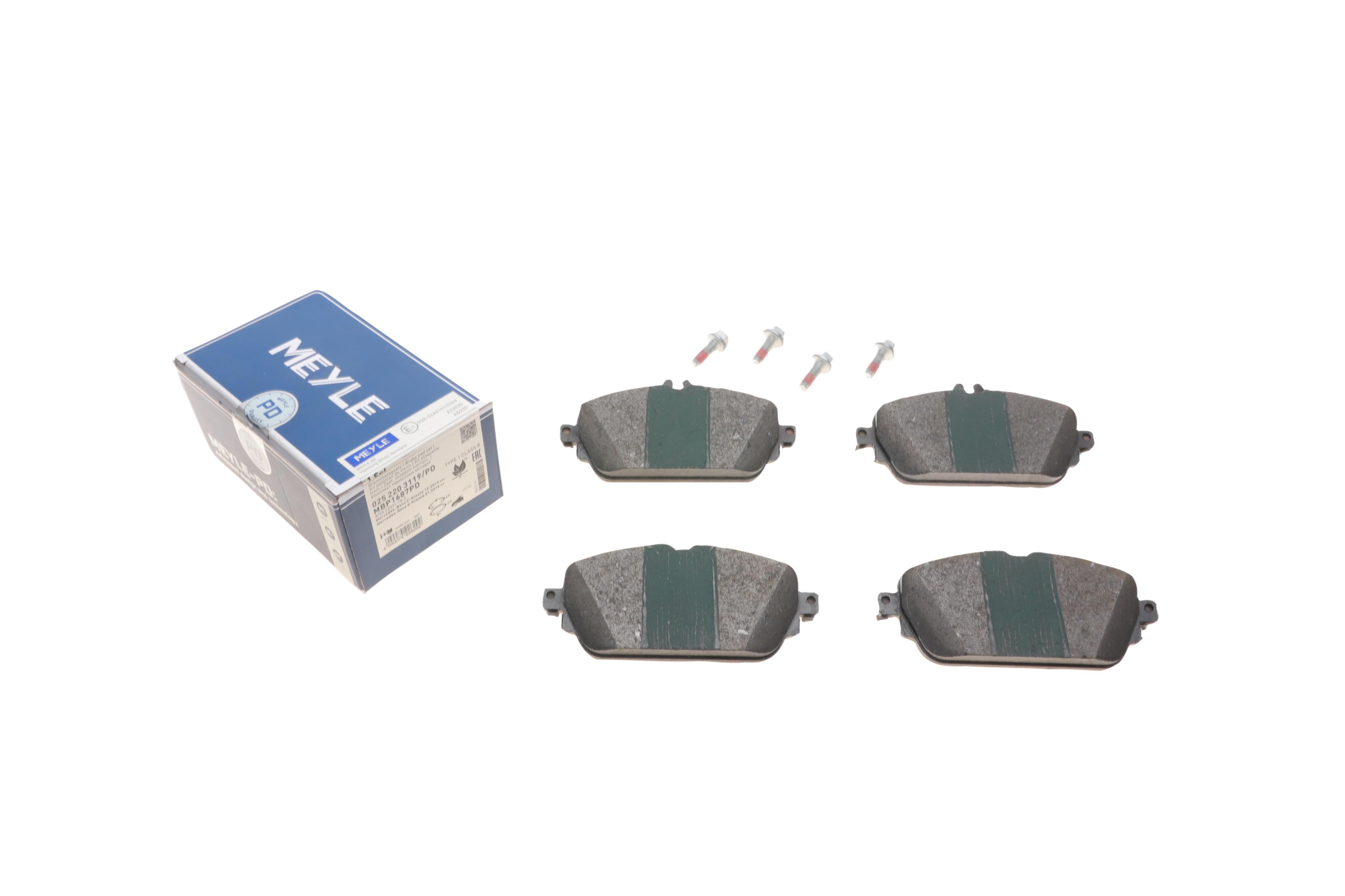 Колодки тормозные (передние) MB C-class (W205/C205)/E-class (W213) 14-