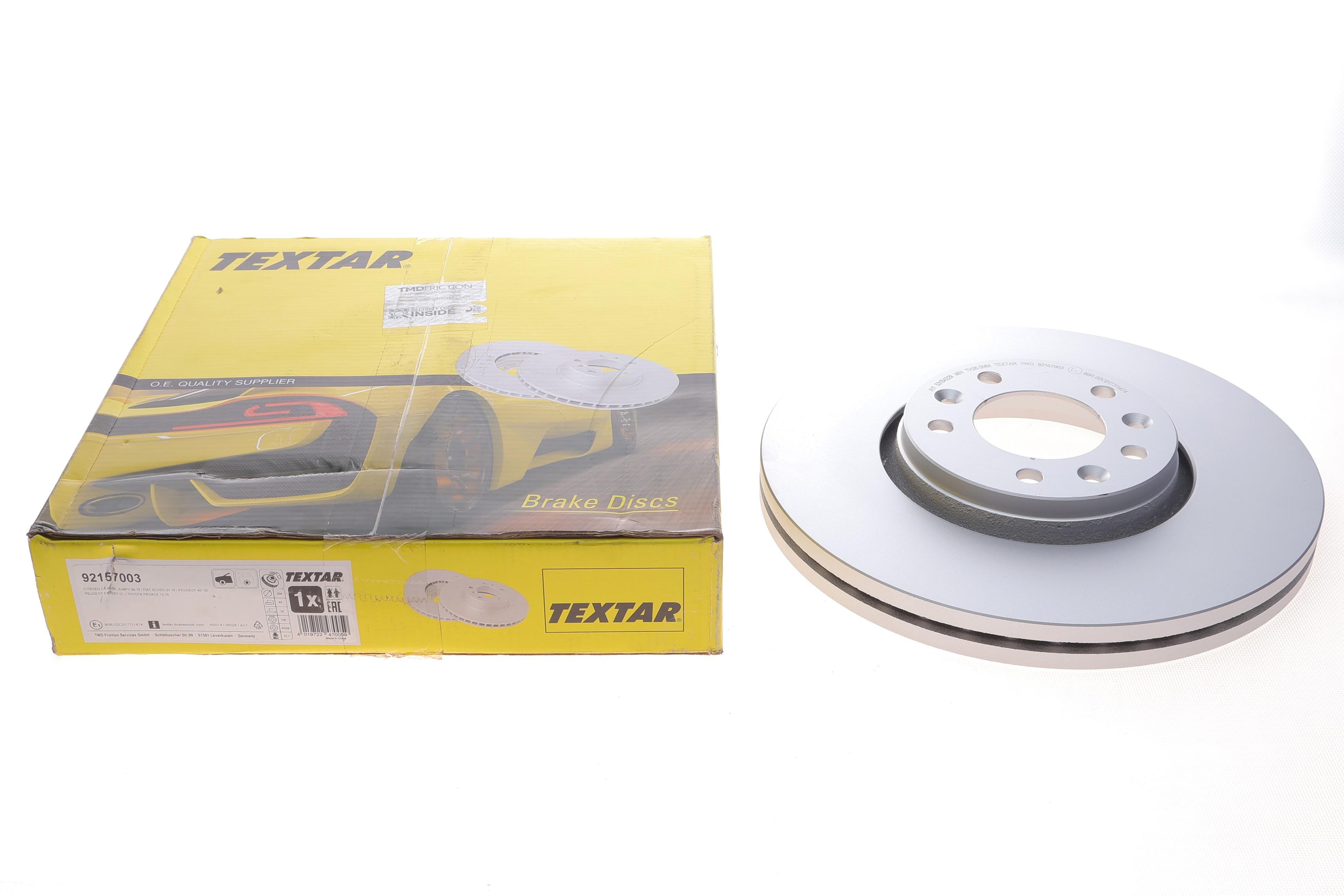 Диск тормозной (передний) Fiat Scudo 07- (304x28) PRO