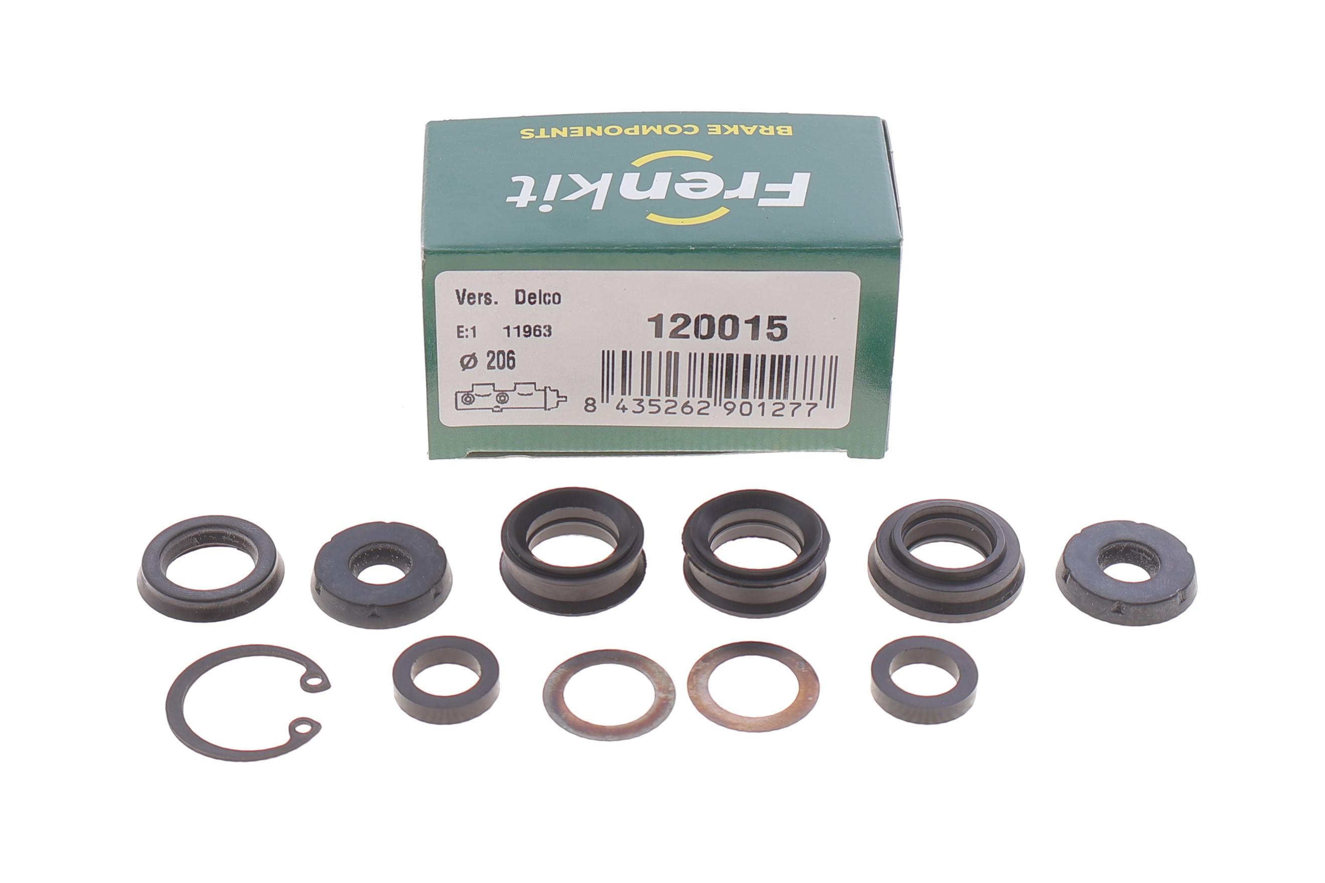 Ремкомплект цилиндра тормозного (главного) Opel Kadett 84-89 (d=20,6mm) Delc