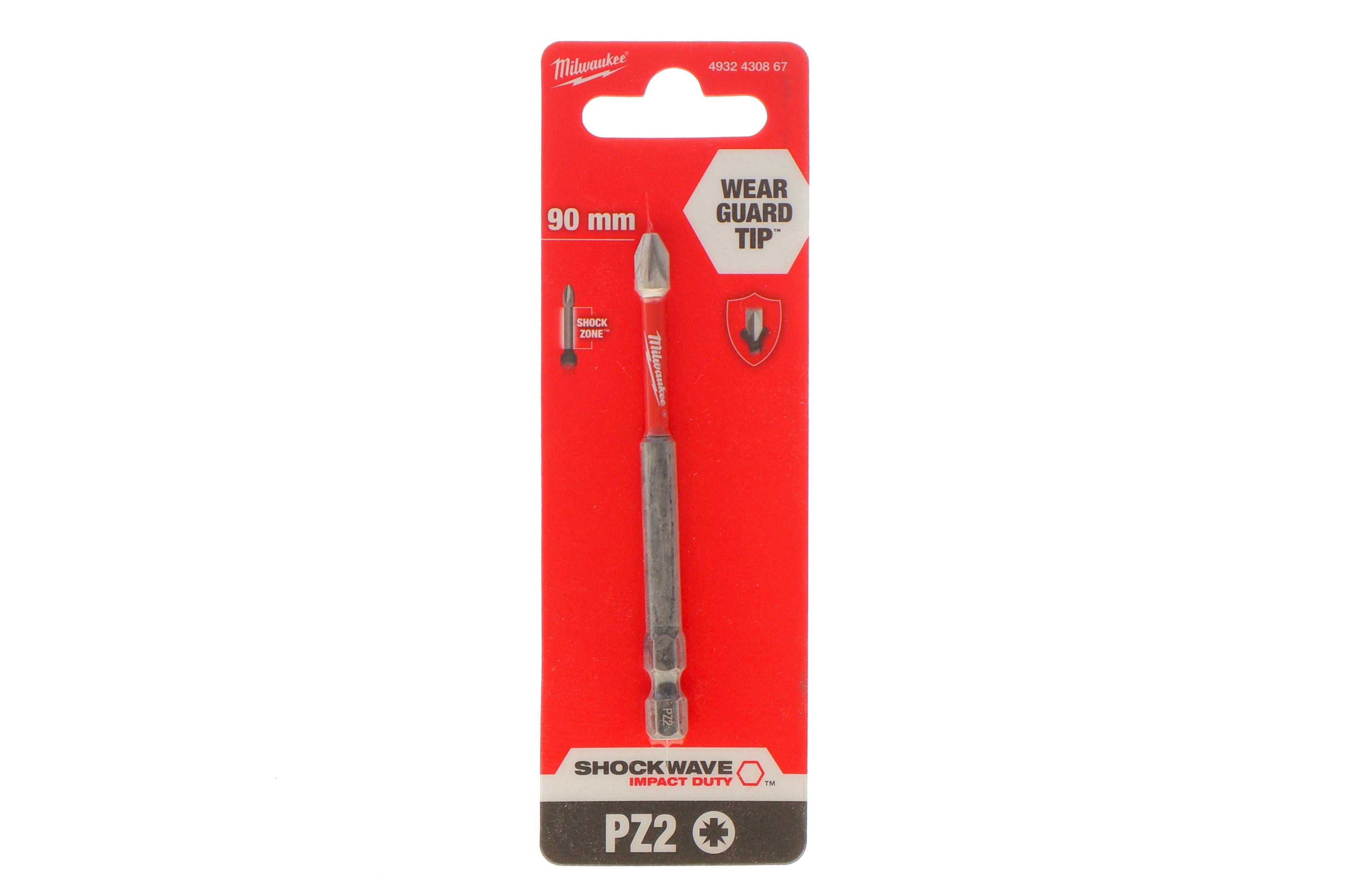 Біта SHOCKWAVE 1/4" PZ2 x 90mm