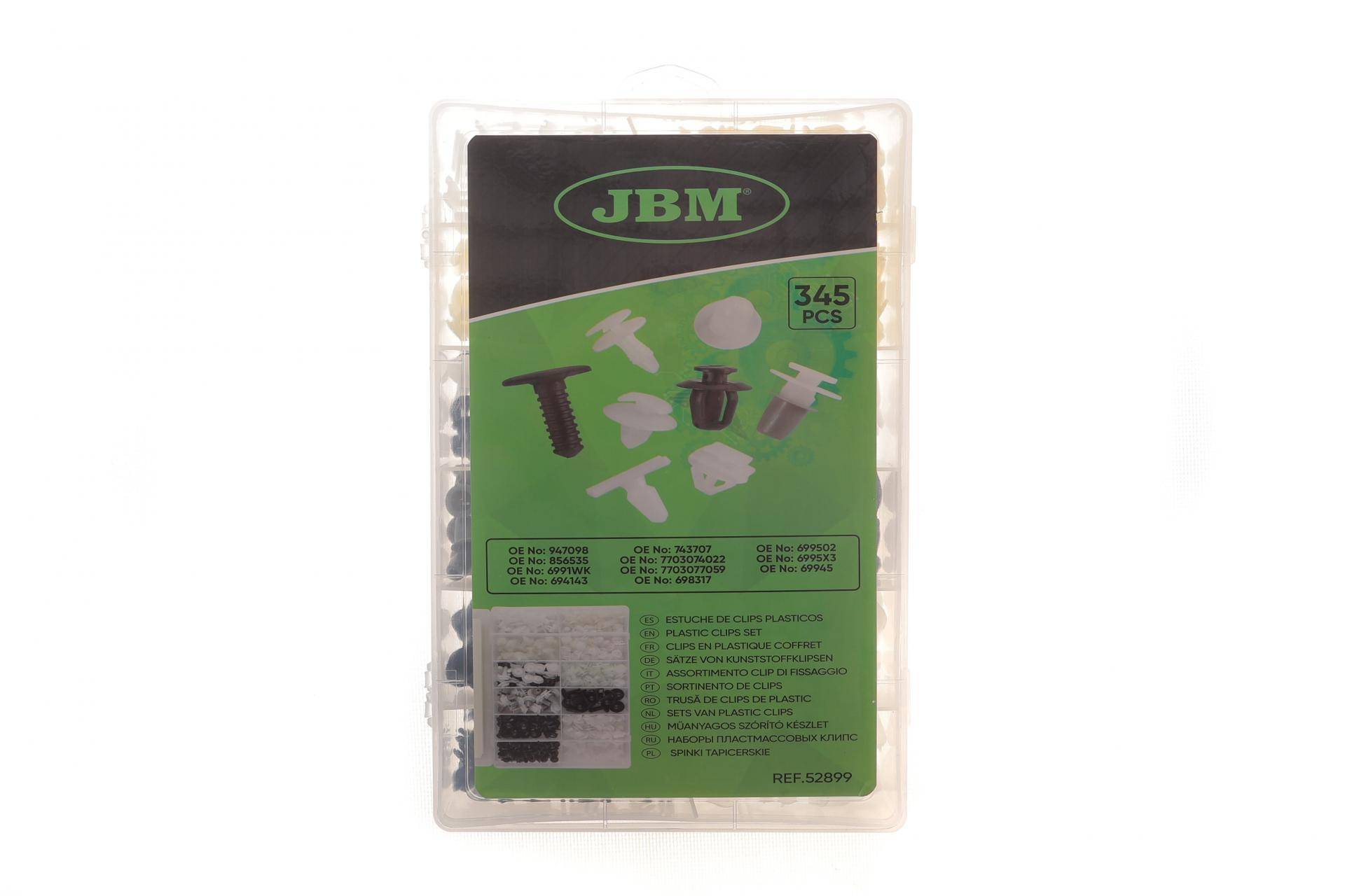 Набір кліпс пластикових Peugeot/Citroen (345шт)