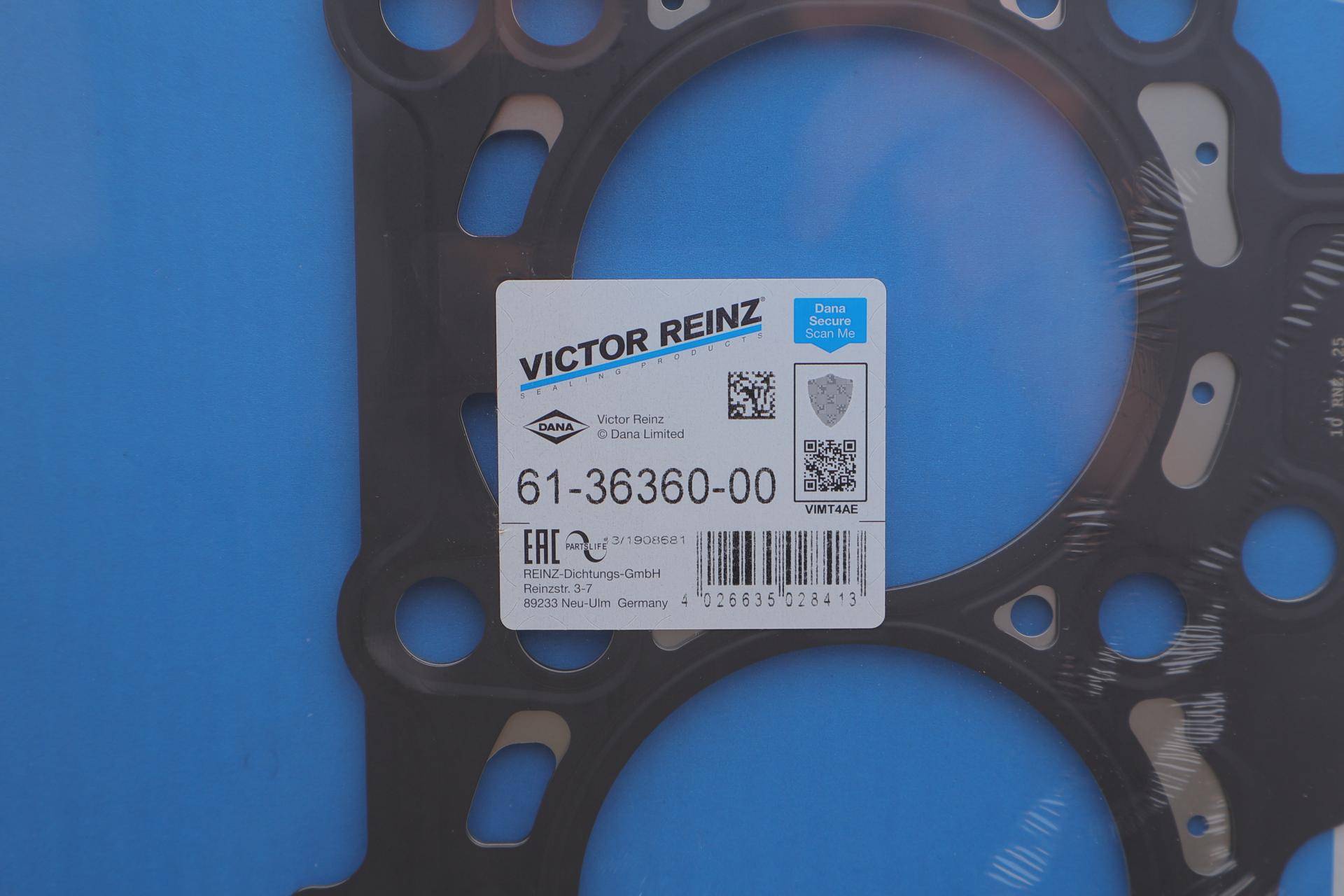 Прокладка ГБЦ VW Caddy 1.6TDI 10-, Ø80,50mm, 1,55mm, 1 метка