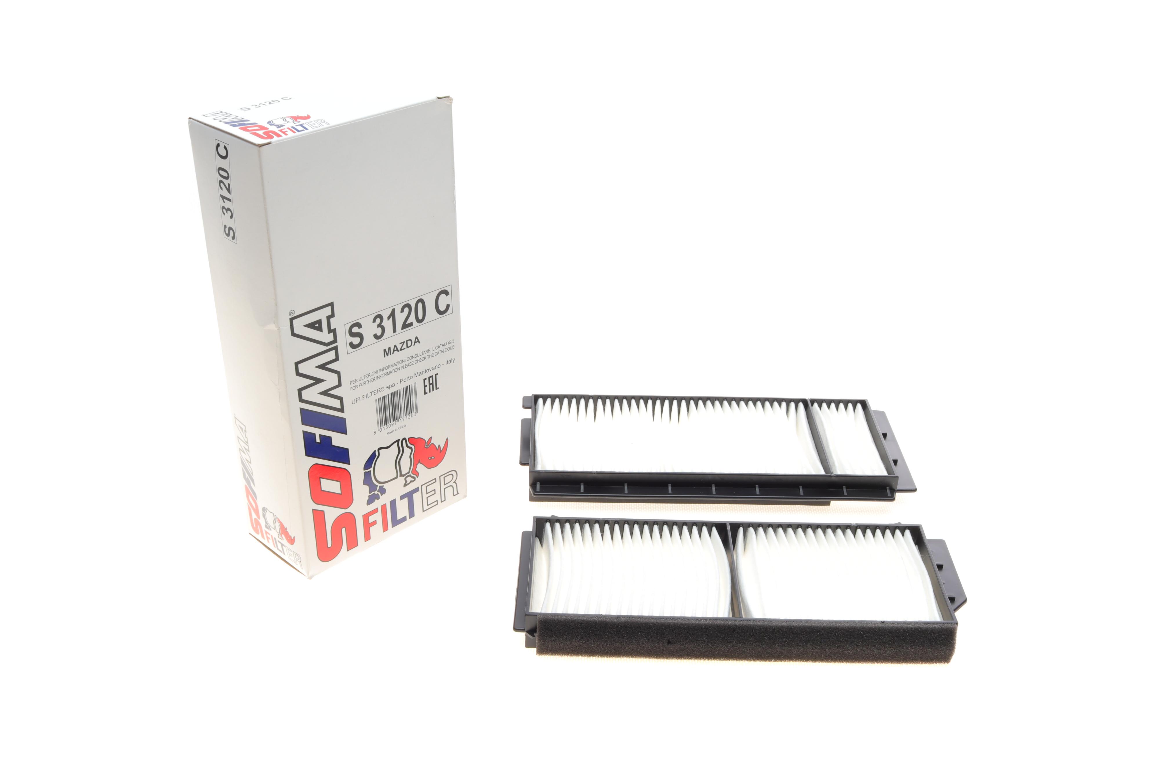 Фильтр салона Mazda 3/ 5  03-10 (к-кт 2 шт.)