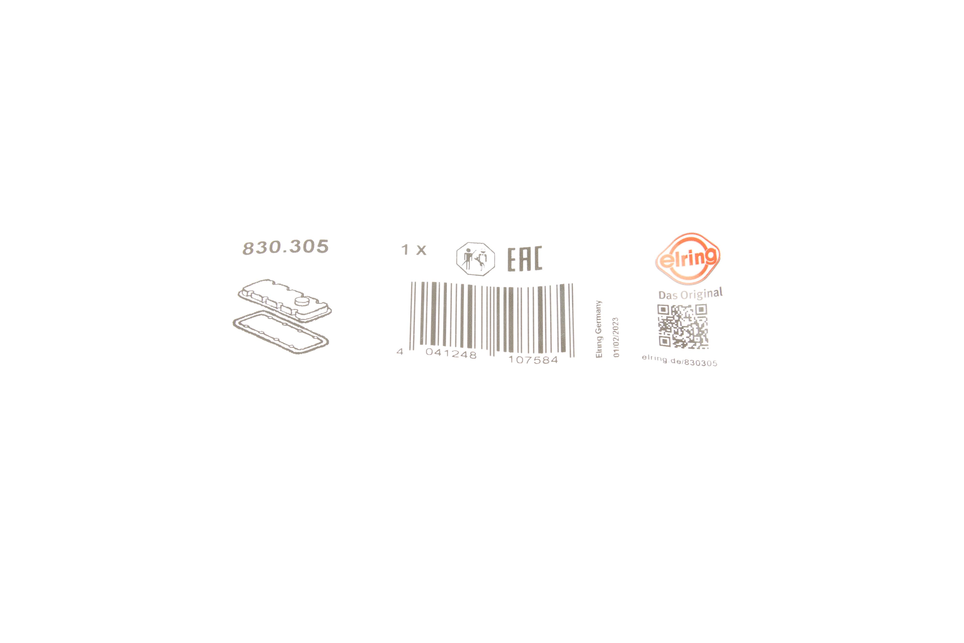 Прокладка кришки клапанів BMW 5 (E34/E39)/7 (E32/E34) 92-03 M60/M62 (L)