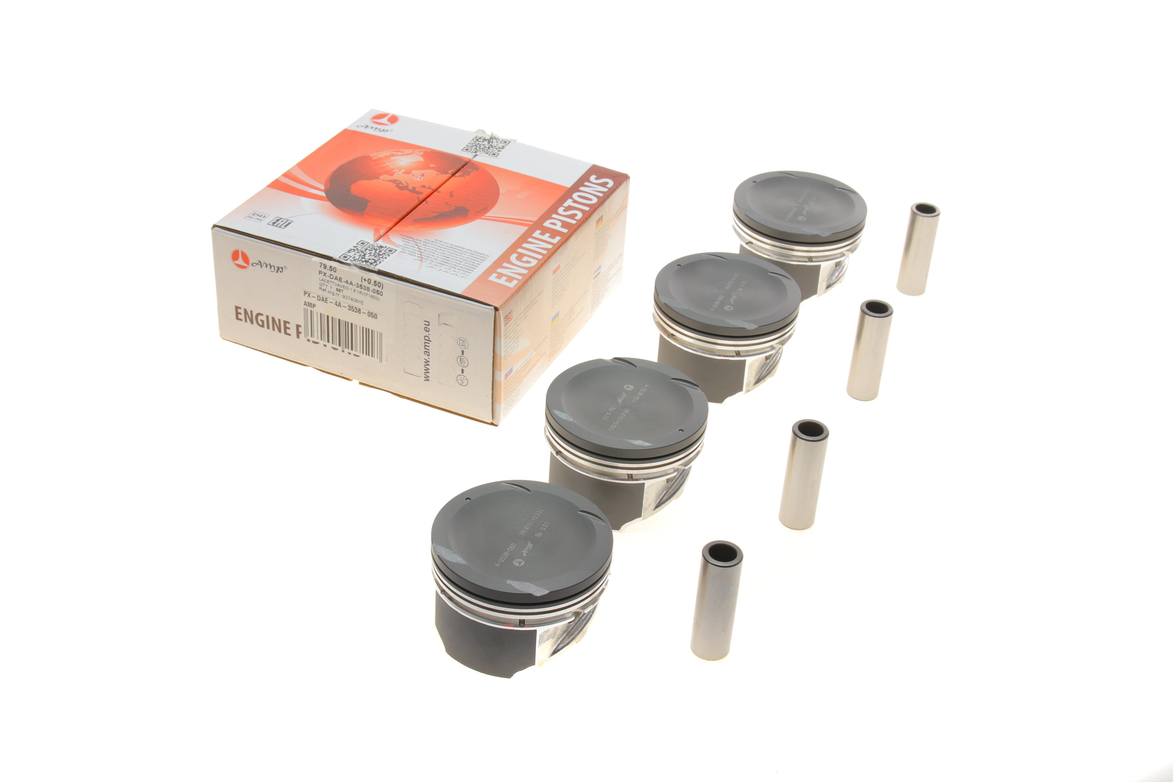 Поршень Daewoo Lanos/Nubira 1.6 97- (79.50mm/+0.5) (к-кт 4 шт)