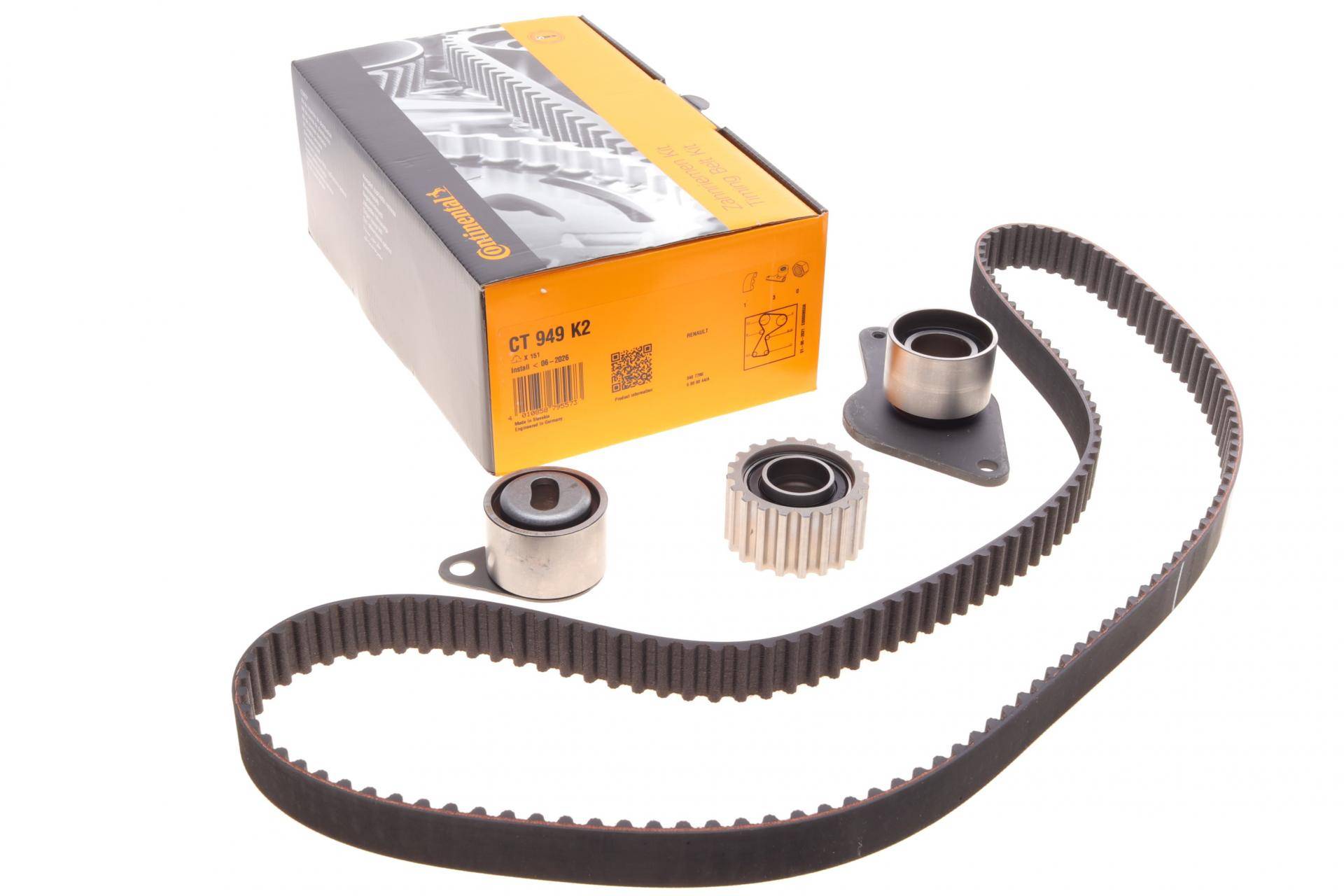 Комплект ременя ГРМ ( +ролик ) Рено Кліо, Кенго - Renault Clio, Kangoo - 1.2 16V 01- (23.4x95z)