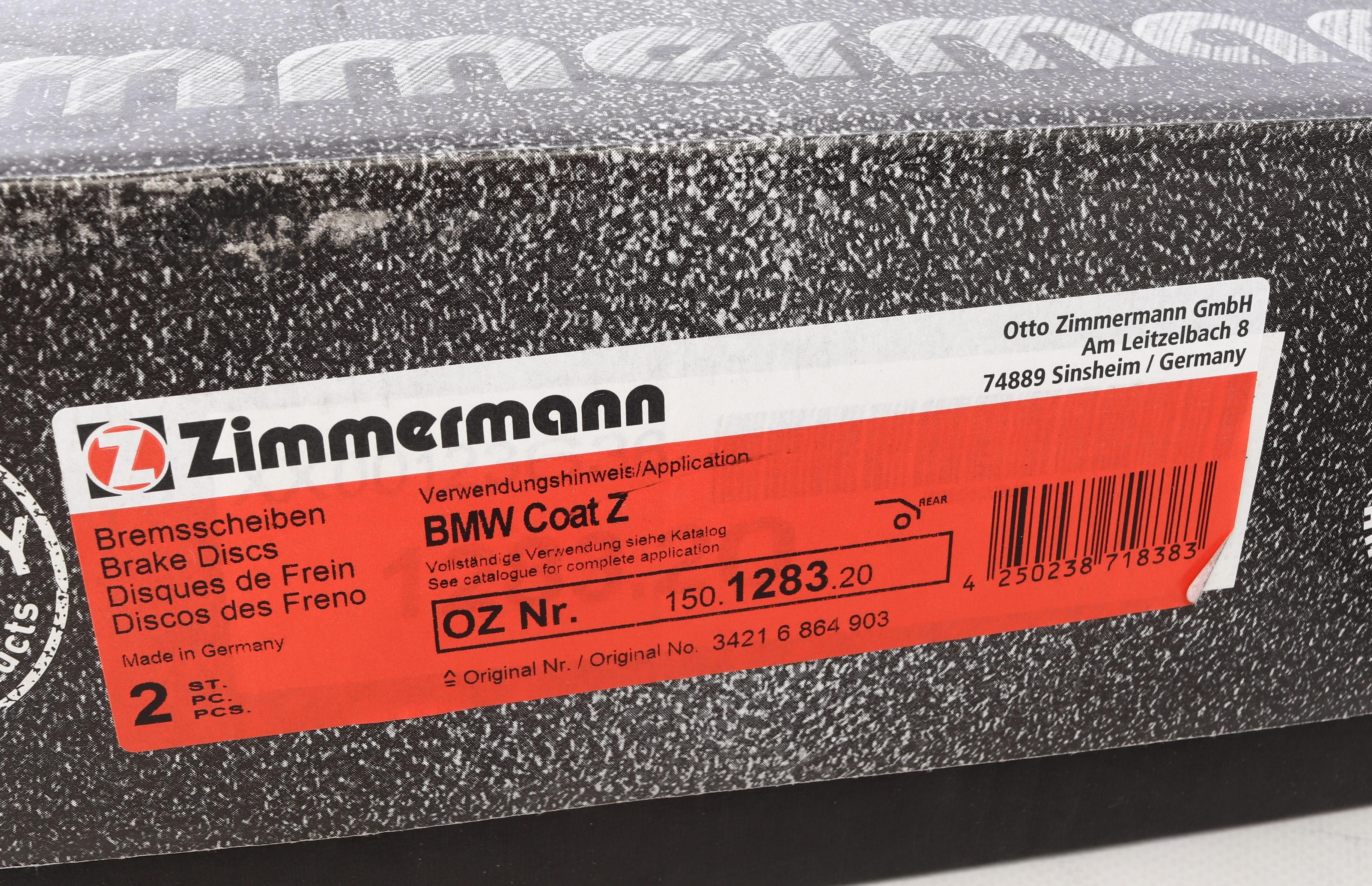 Диск гальмівний (задній) BMW 3 (E36/E46) 95-05 (276x19) (з покриттям) (вент.)