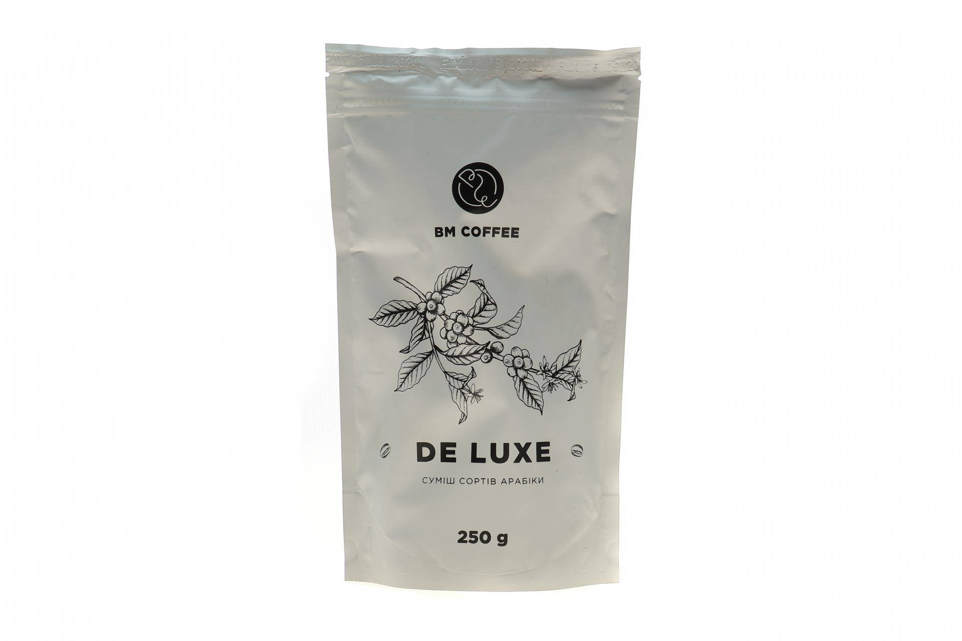 Кава мелена заварна Арабіка De Luxe (0,25кг)