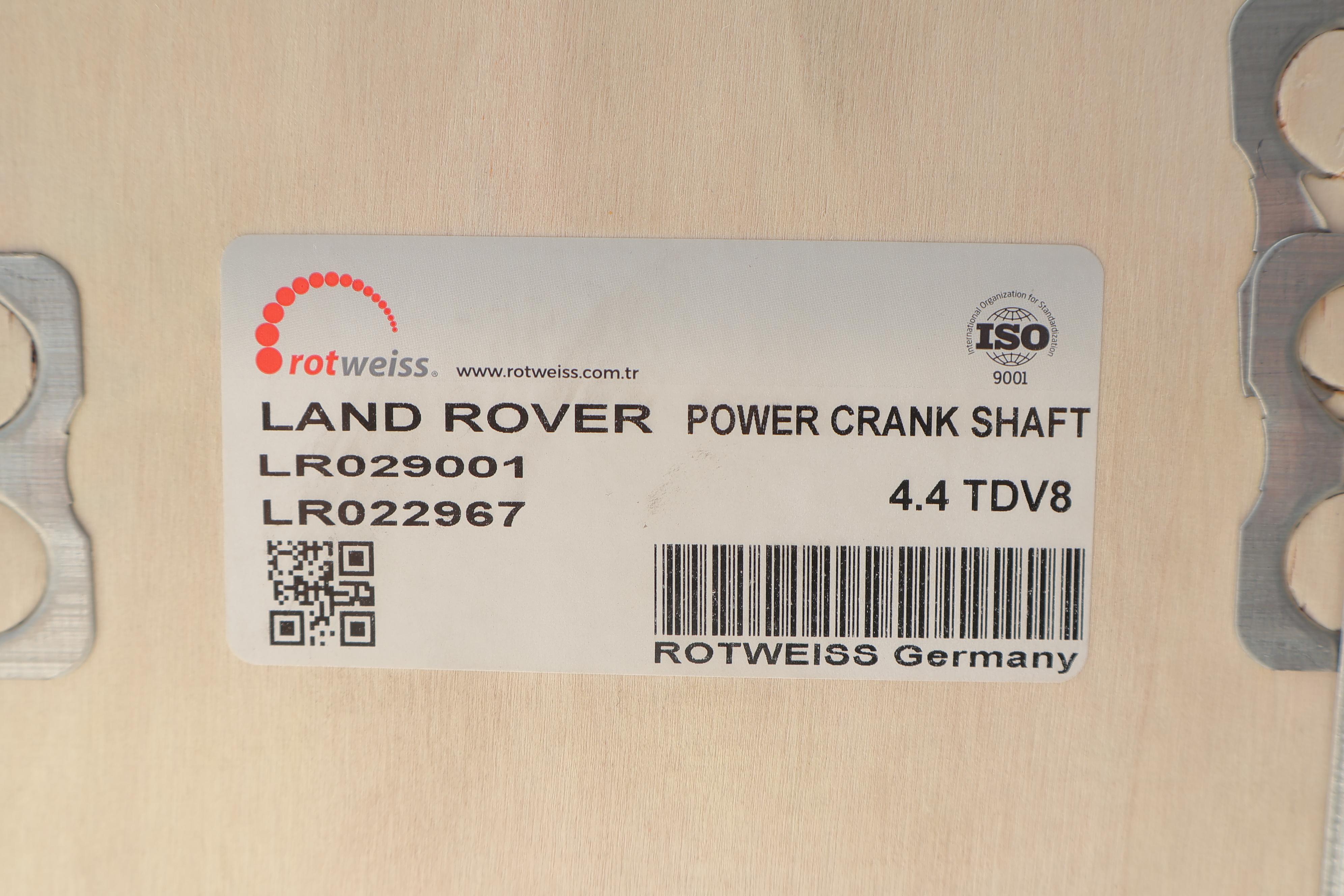 Колінчастий вал Land Rover Range Rover 4.4 TD V8 10-20