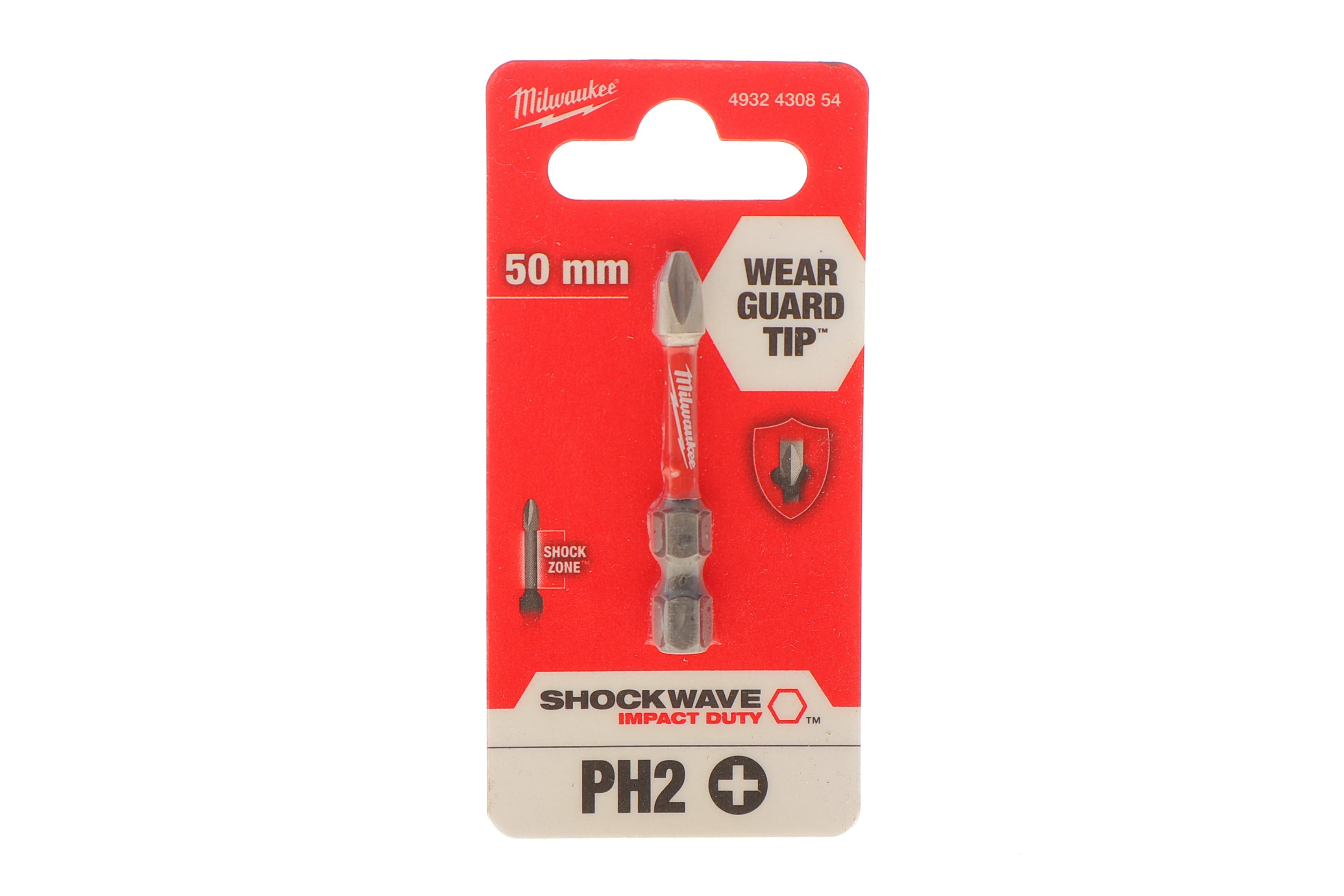 Біта SHOCKWAVE 1/4" PH/PH2 x 50mm