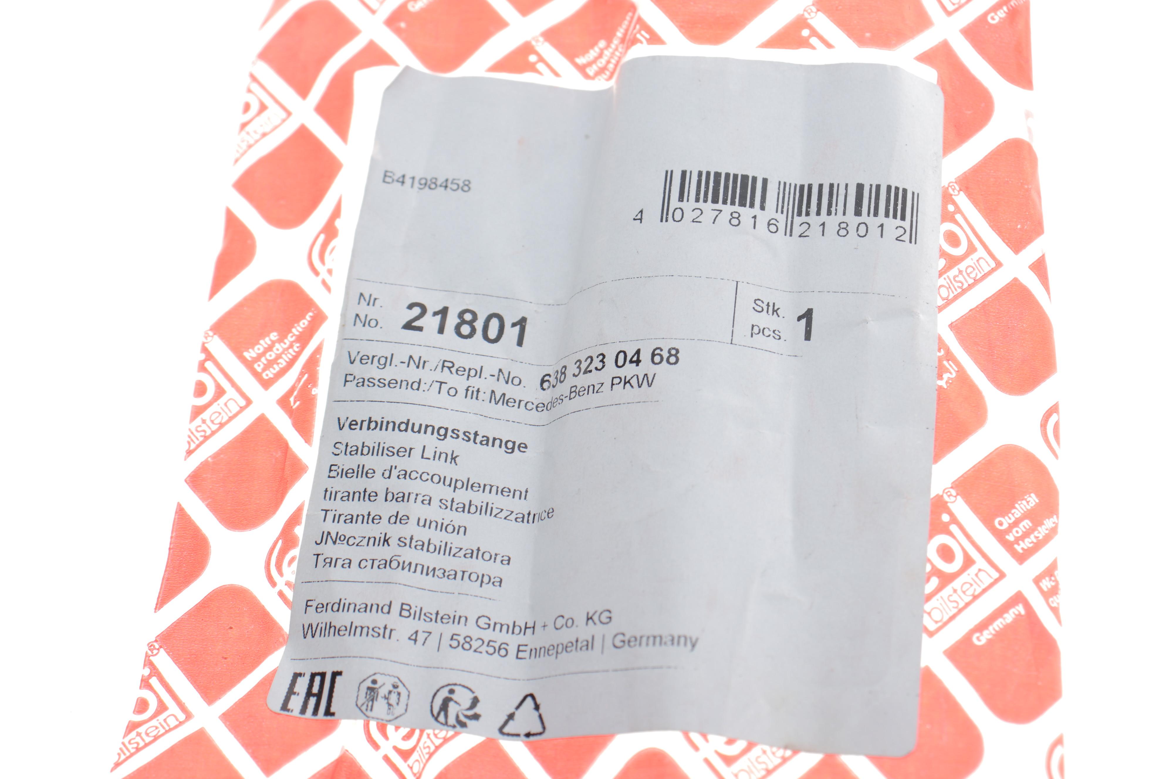 Тяга стабилизатора (переднего) (L) MB Vito (W638) 2.2CDI 96-03