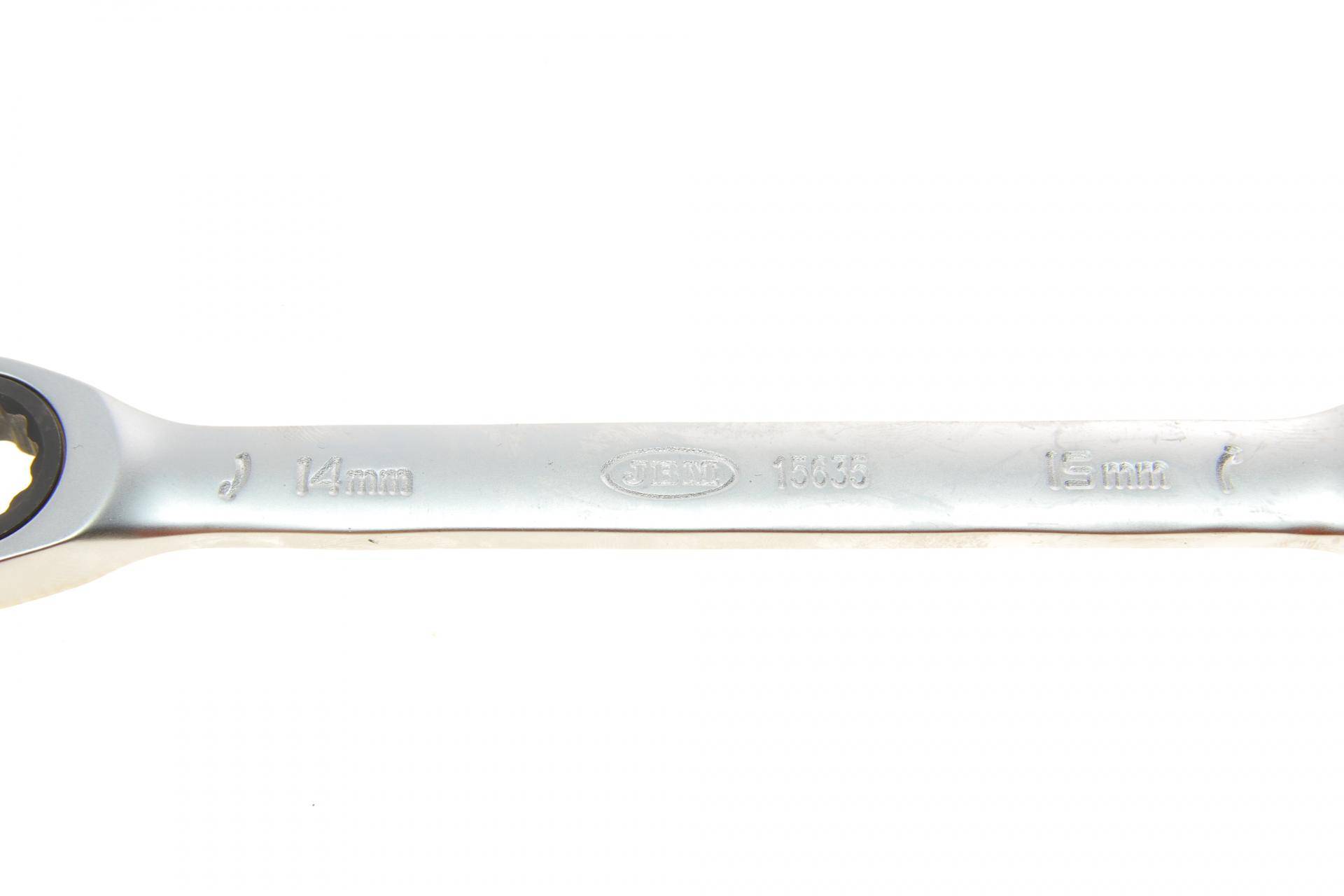 Набір ключів накидних з тріскачкою 8x9-17x19 мм 6 од.