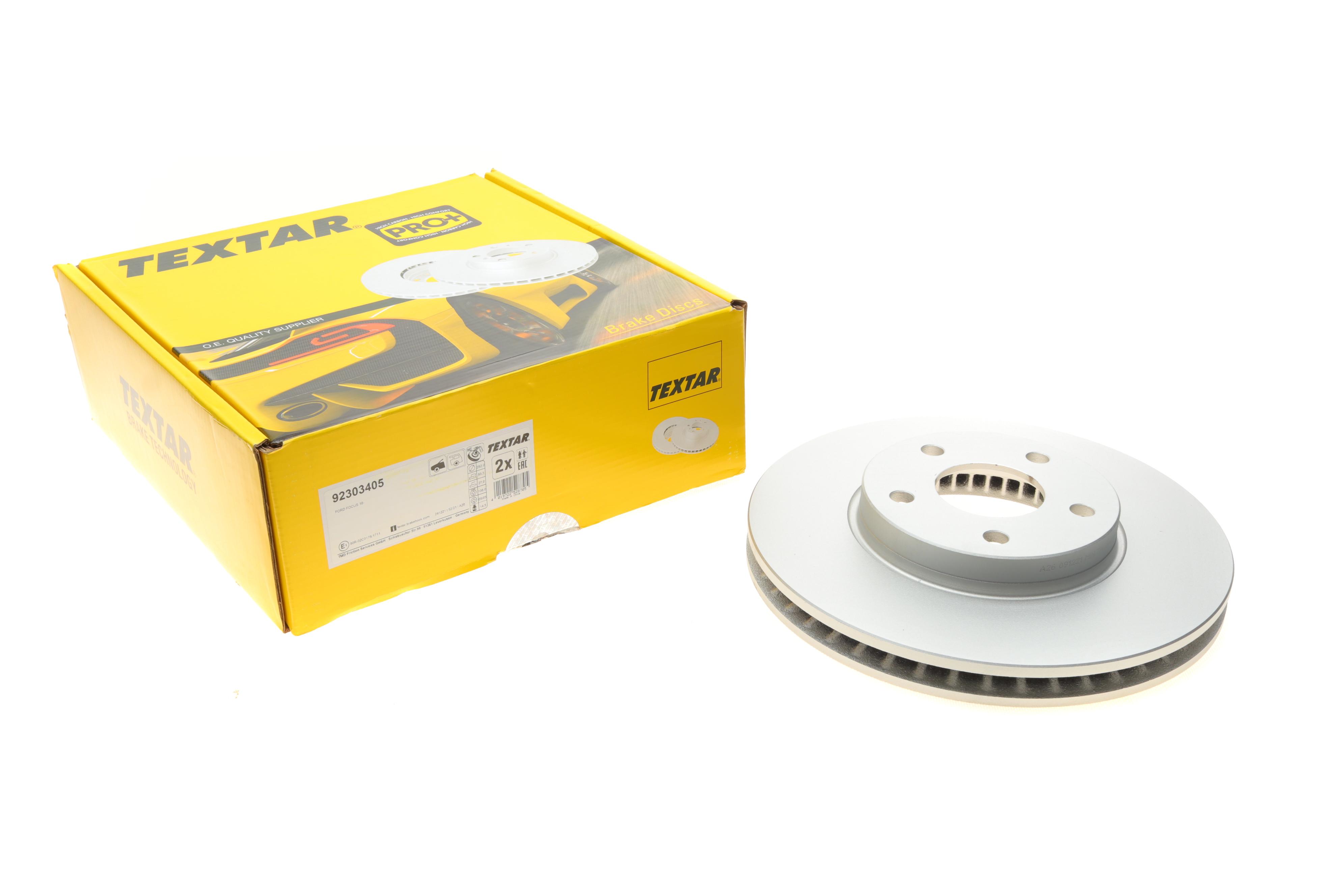 Диск тормозной (передний) Ford Focus IV 18- (282x27) PRO+