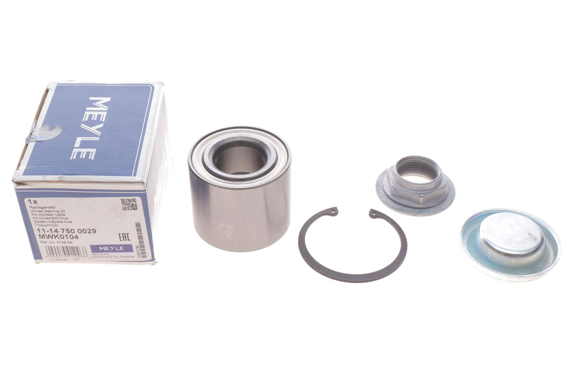 Підшипник маточини (задньої) Citroen Berlingo 08- (30x62x51) (к-кт)