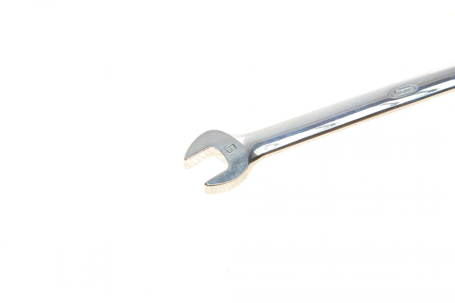 Ключ ріжково-накидний з тріскачкою 9 мм 72 зуб. L-150 мм