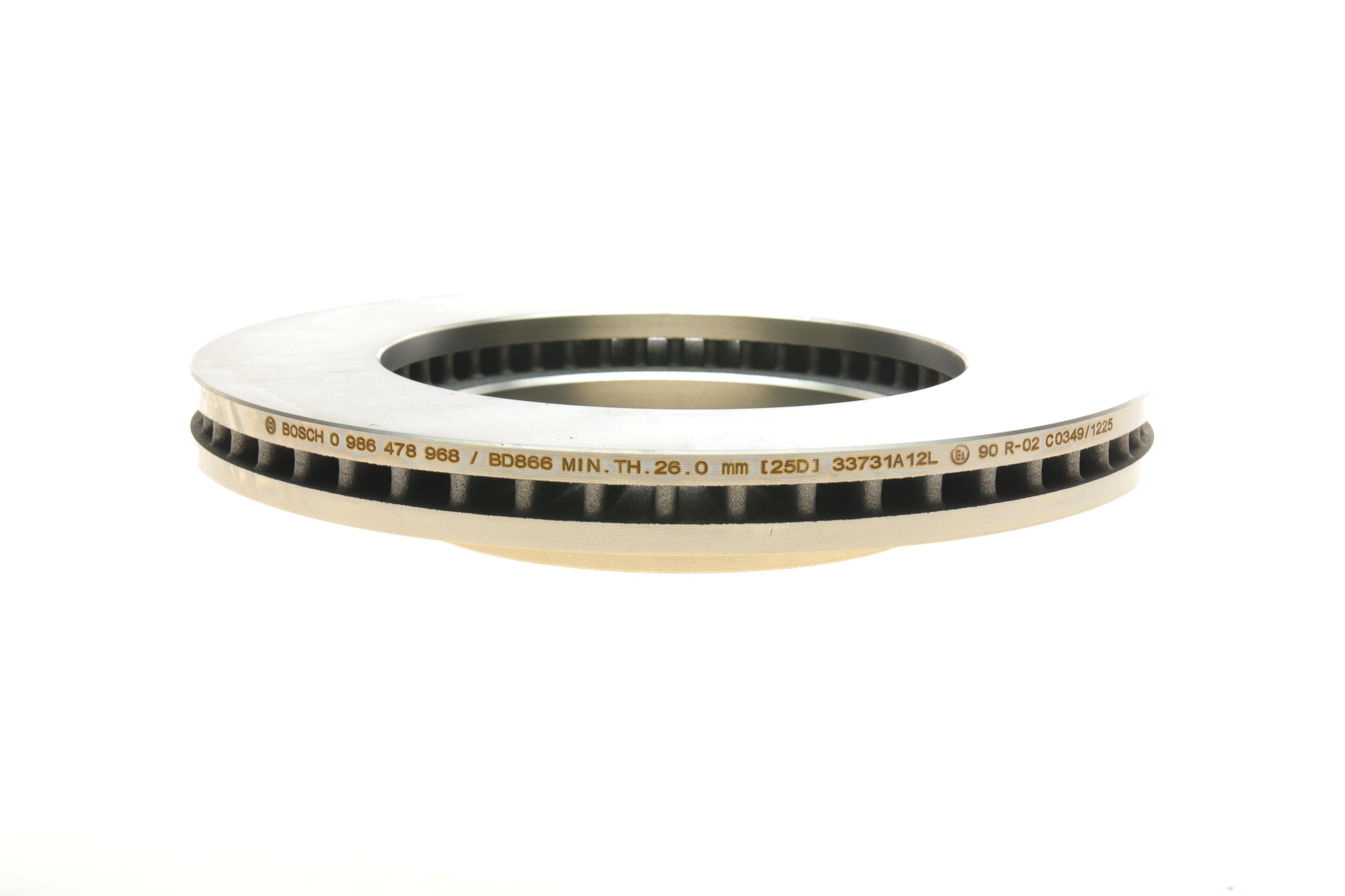 Диск гальмівний (передній) Toyota Camry/Previa 00-06 (296x28) (вентильований)