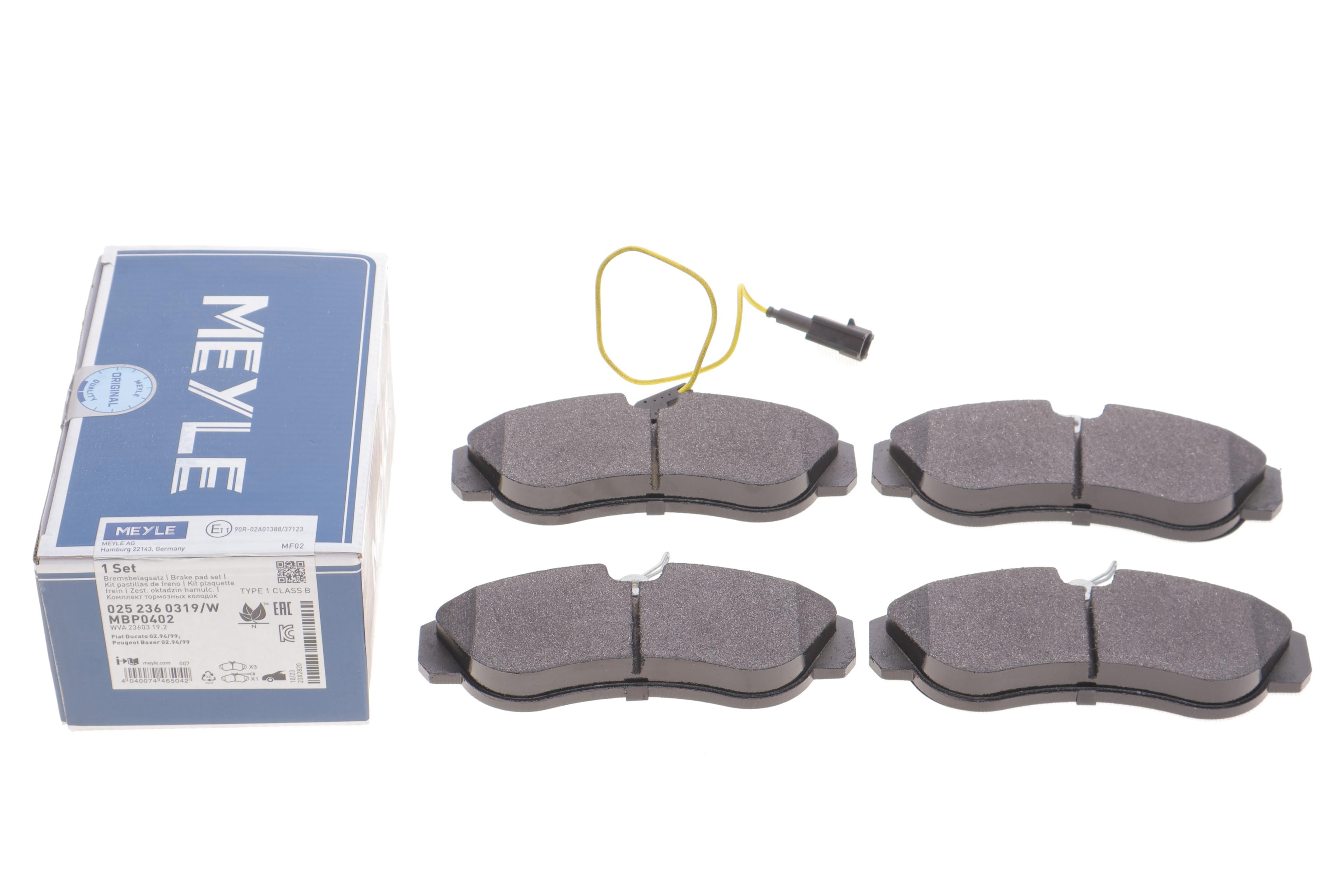 Колодки тормозные (передние) Fiat Ducato 94- R16