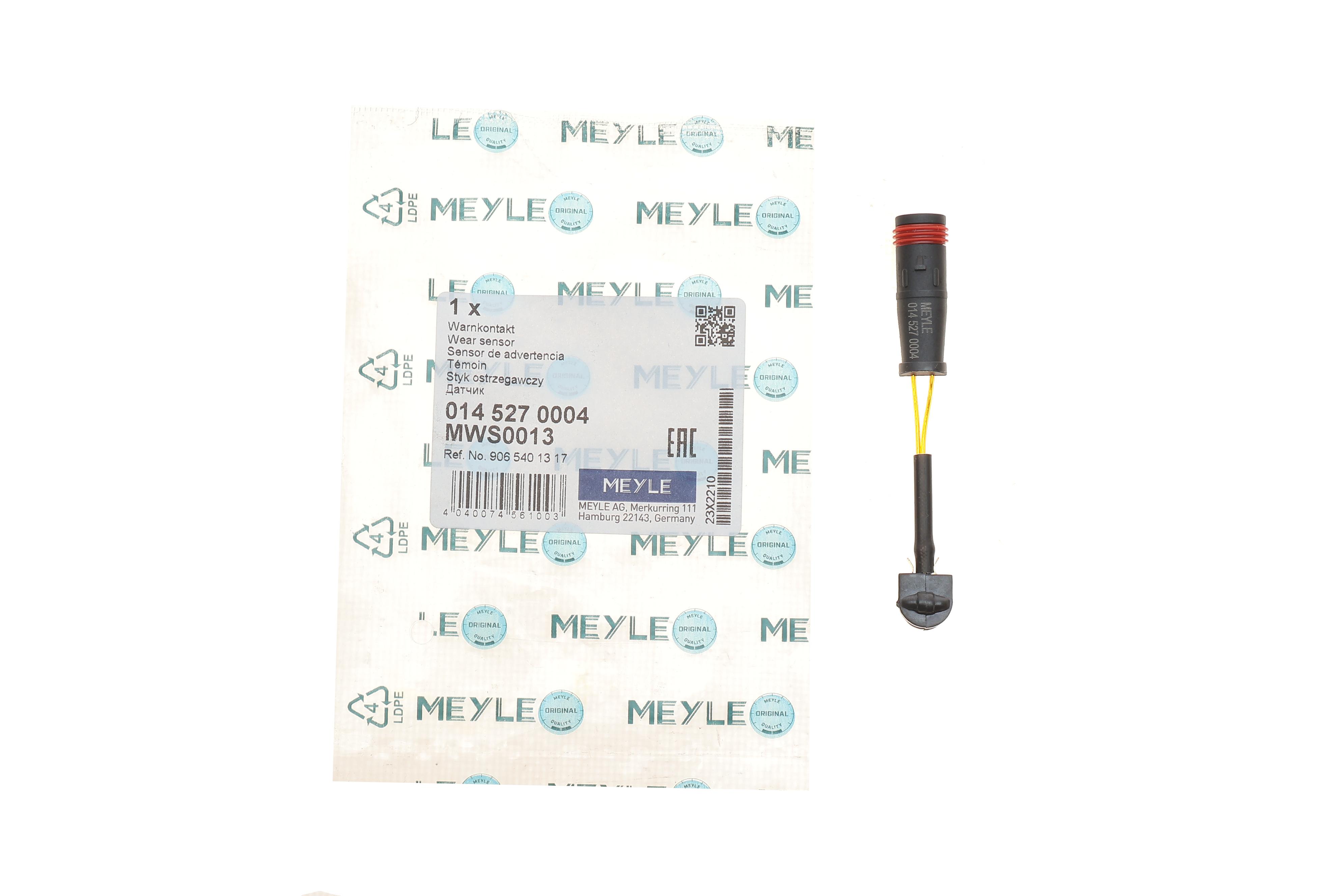 Датчик износа тормозных колодок (задних) MB Sprinter (W906) 509-518 CDI 06-09 (L=85mm)