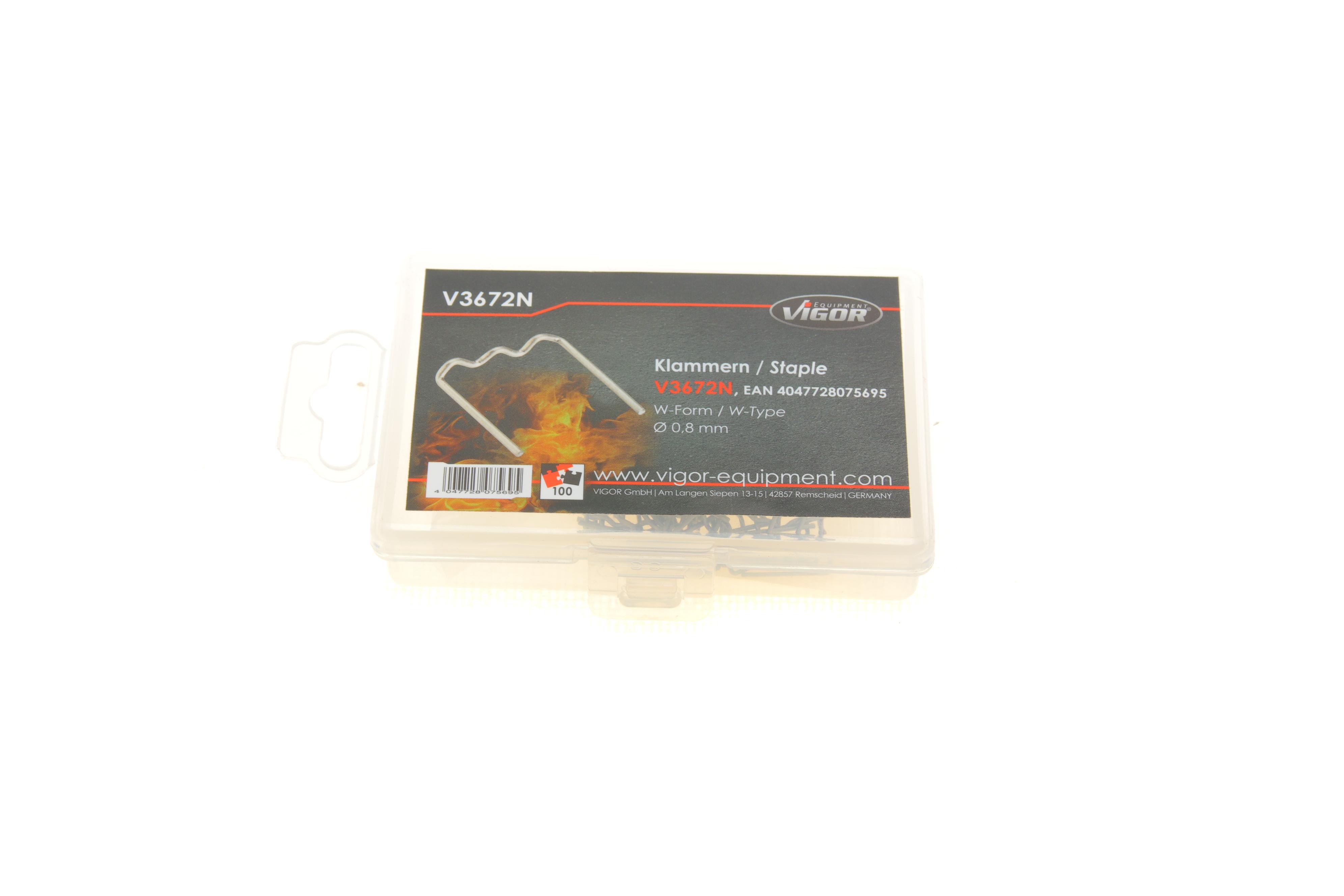 Скоба W-профиль Ø0,8 mm 100 ед.