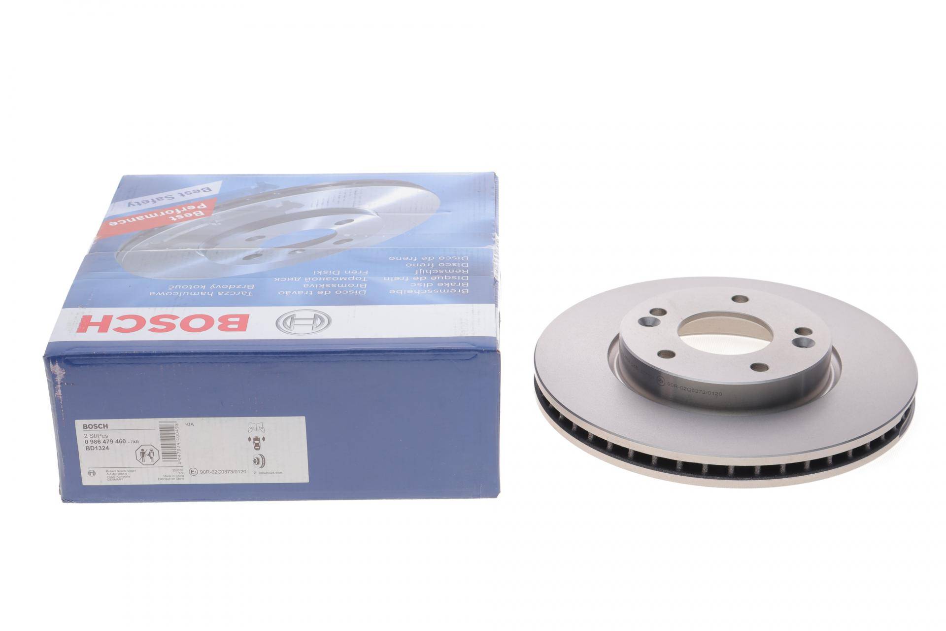 Диск гальмівний (передній) Hyundai i30 07-/ Kia Cee'd/ Soul 06- (280x26)