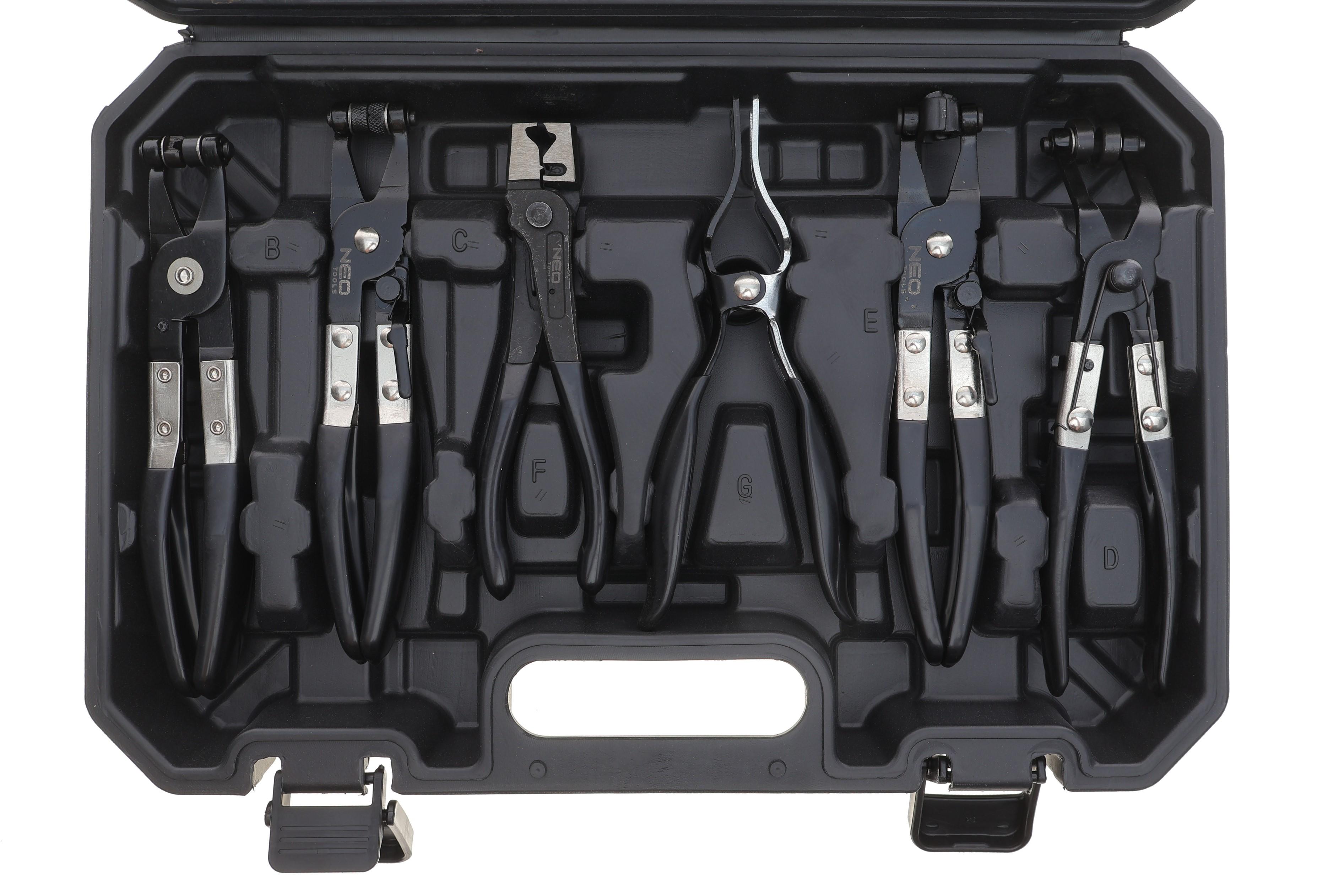 Набір плоскогубців для хомутів 9 од.