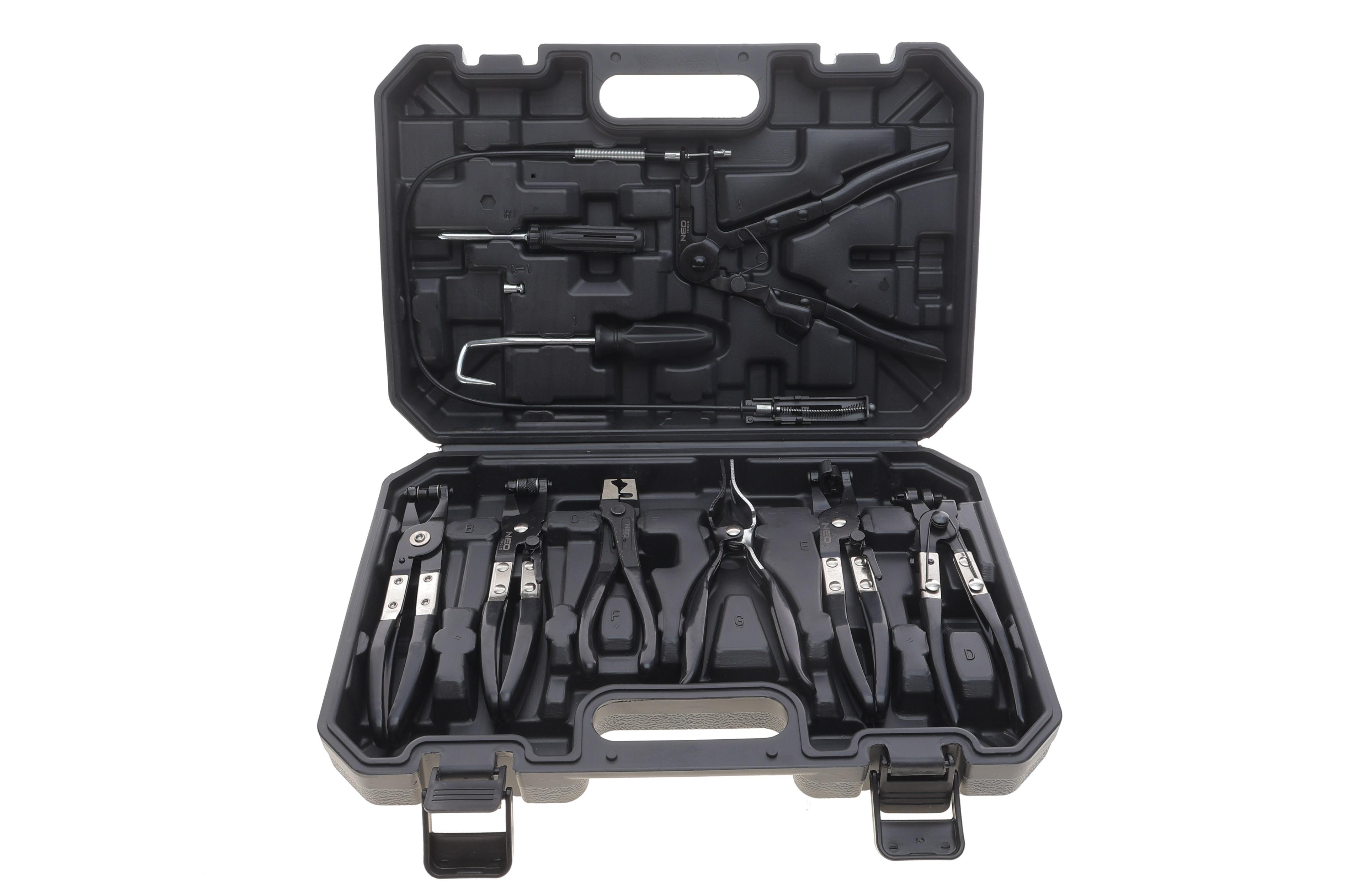 Набор плоскогубцев для хомутов 9 ед.