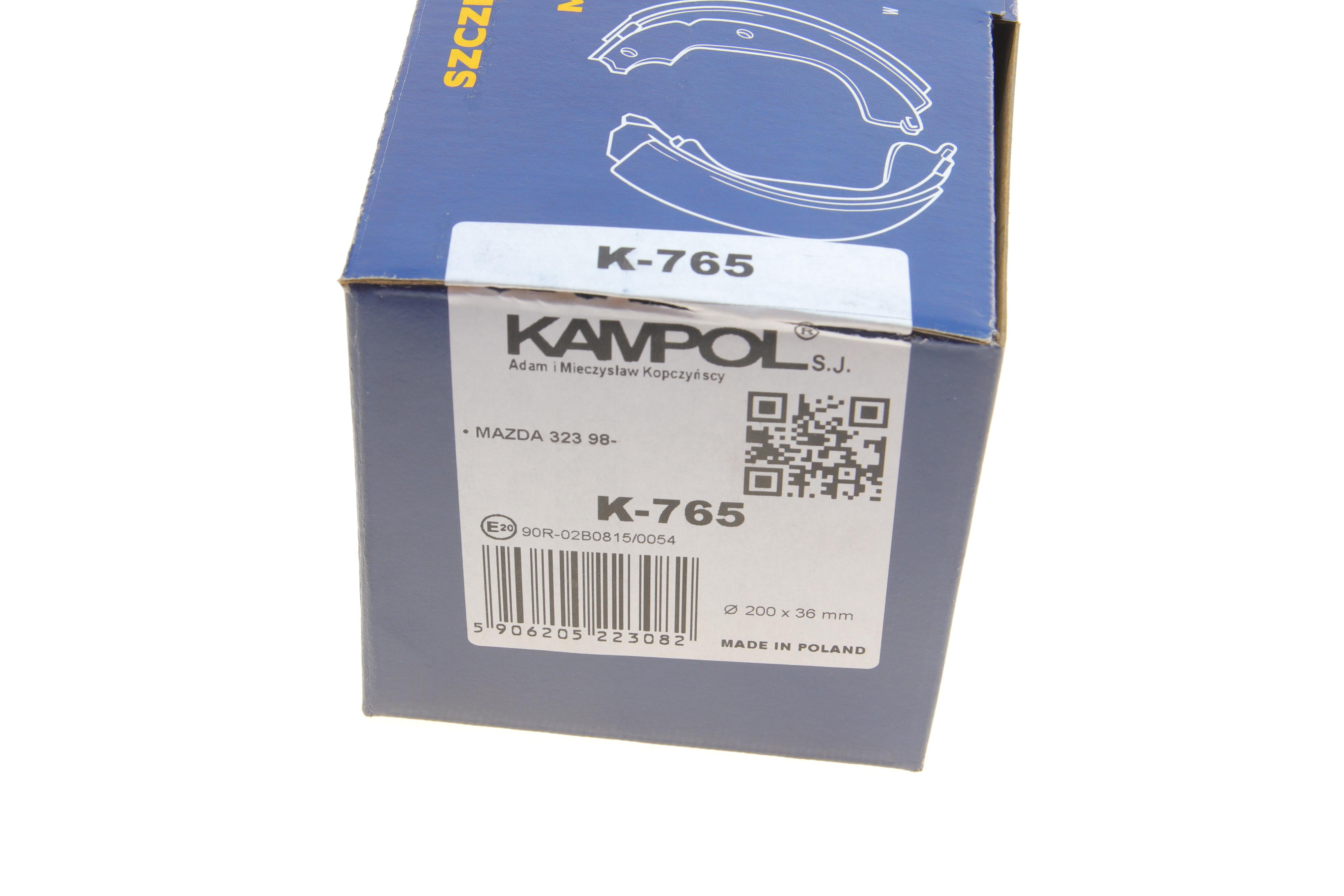 Колодки тормозные (задние) Mazda 323 98-04 (барабанные) (200x36)