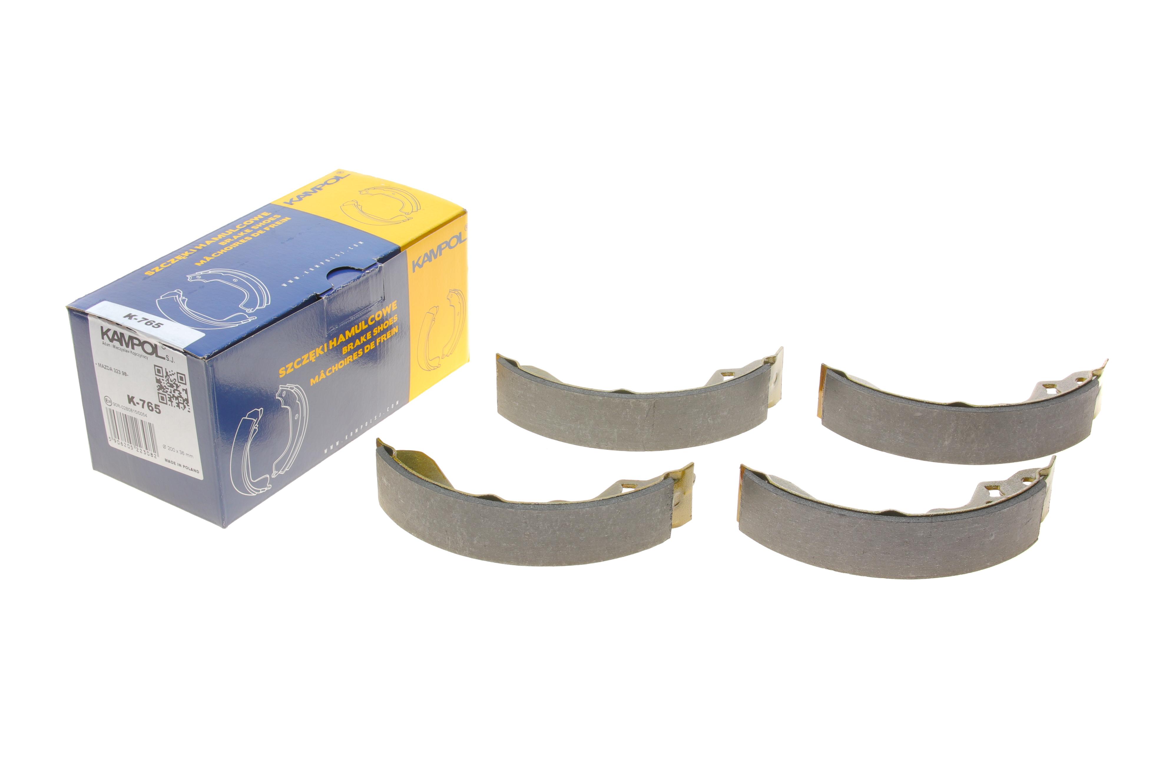 Колодки тормозные (задние) Mazda 323 98-04 (барабанные) (200x36)