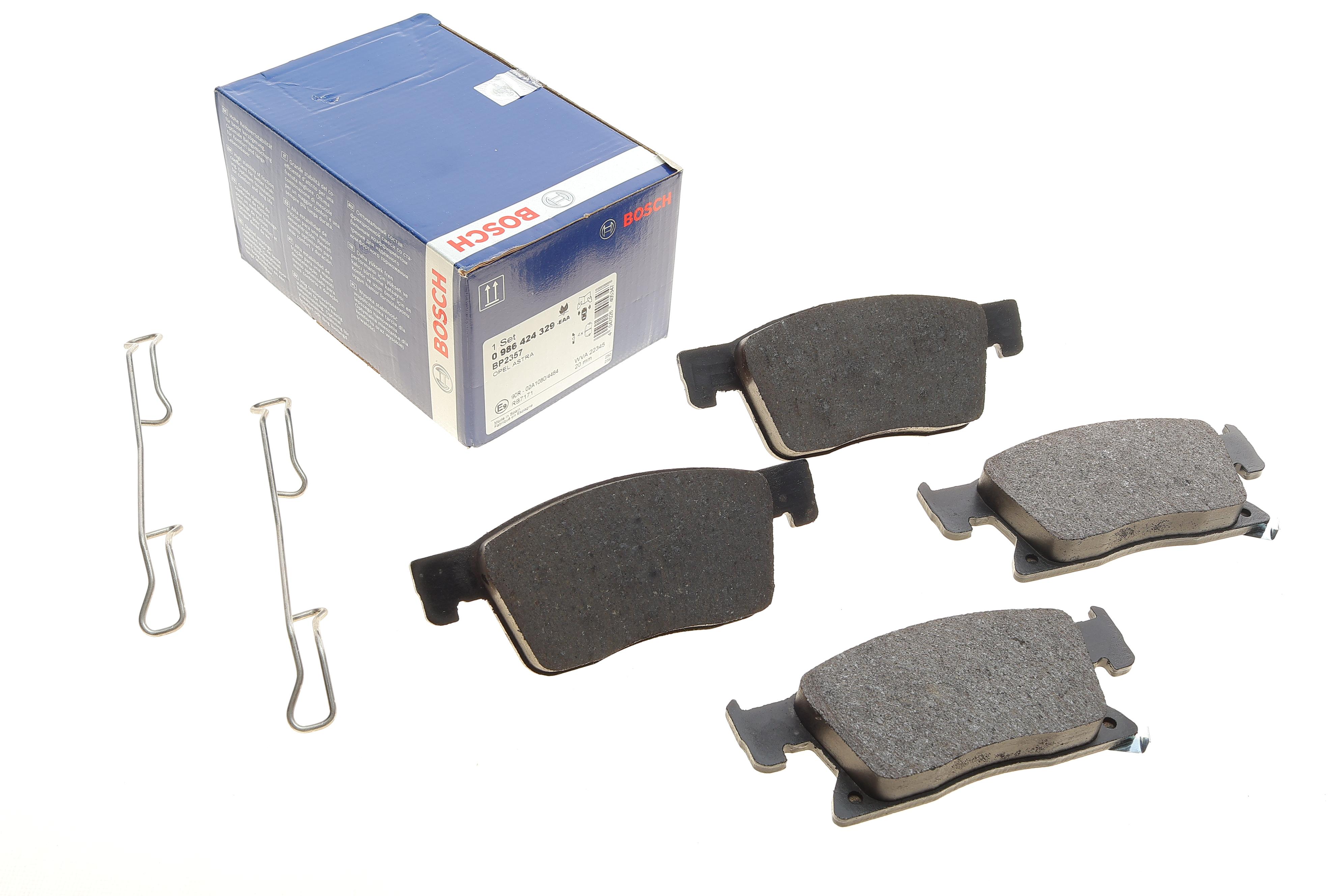 Колодки гальмівні (передні) Opel Astra K 15-