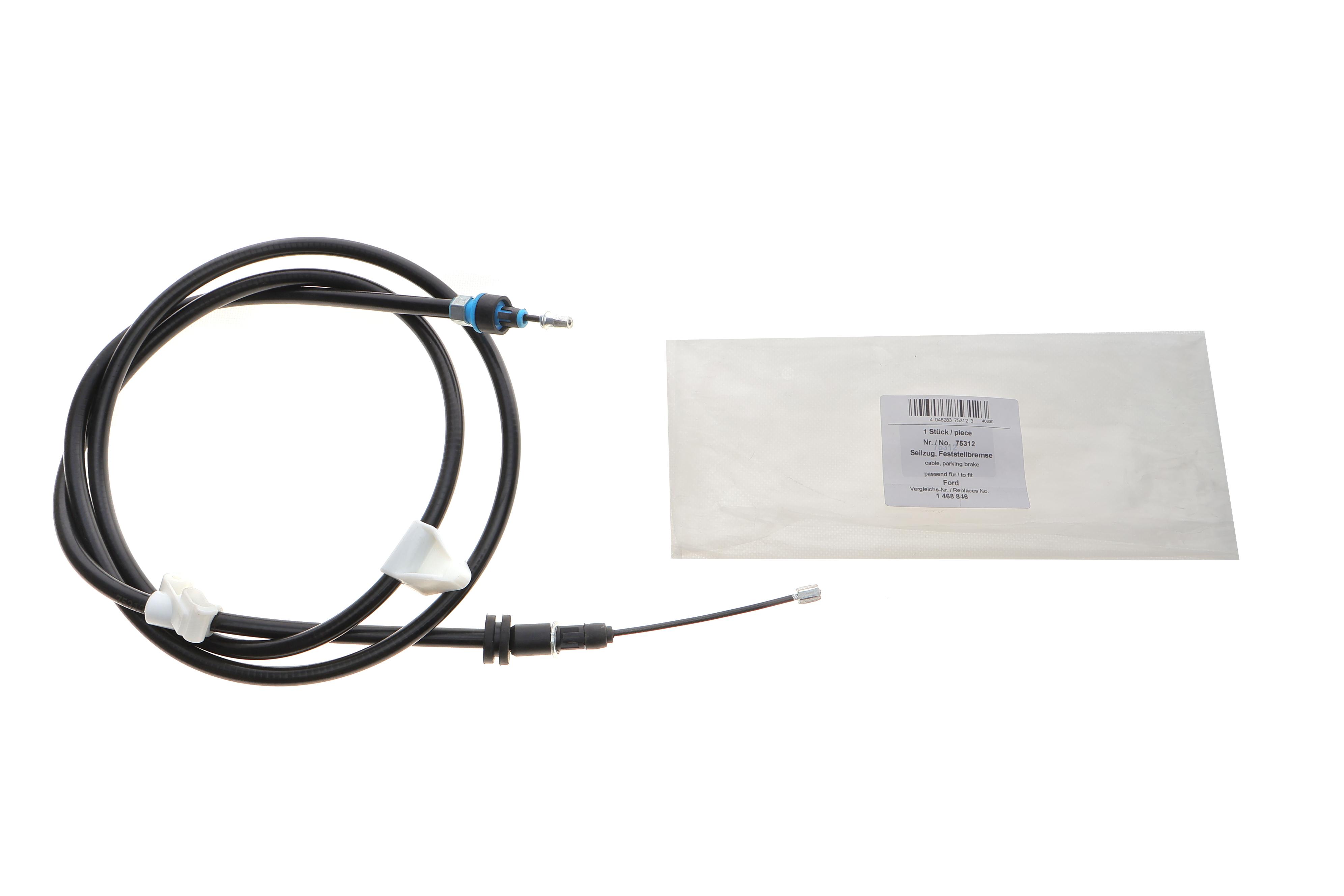 Трос ручника (L) Ford Mondeo/Galaxy 06-15 (диск)