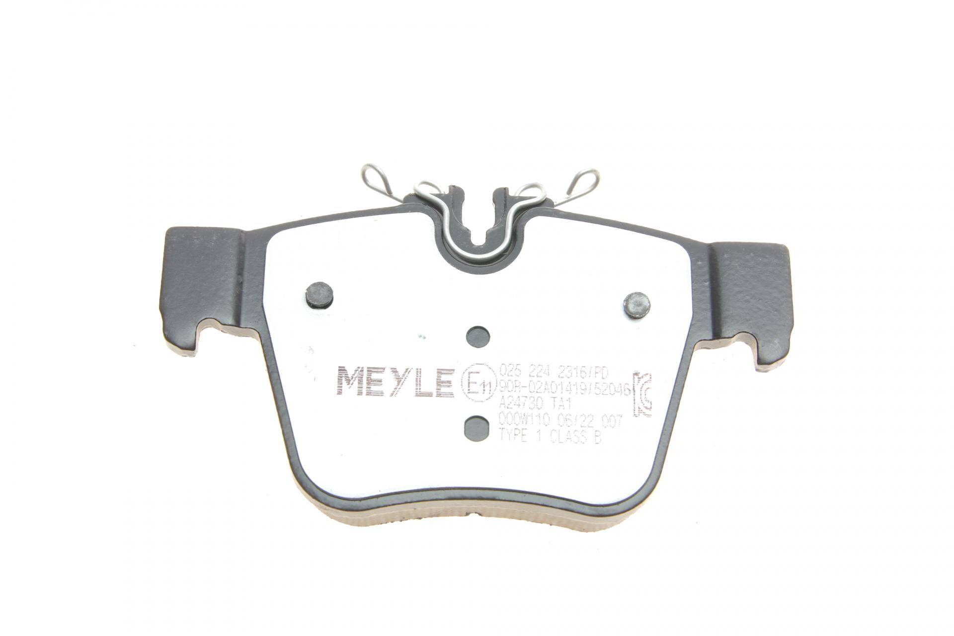 Колодки гальмівні (задні) MB C-class (W205)/GLC (X253) 15-19