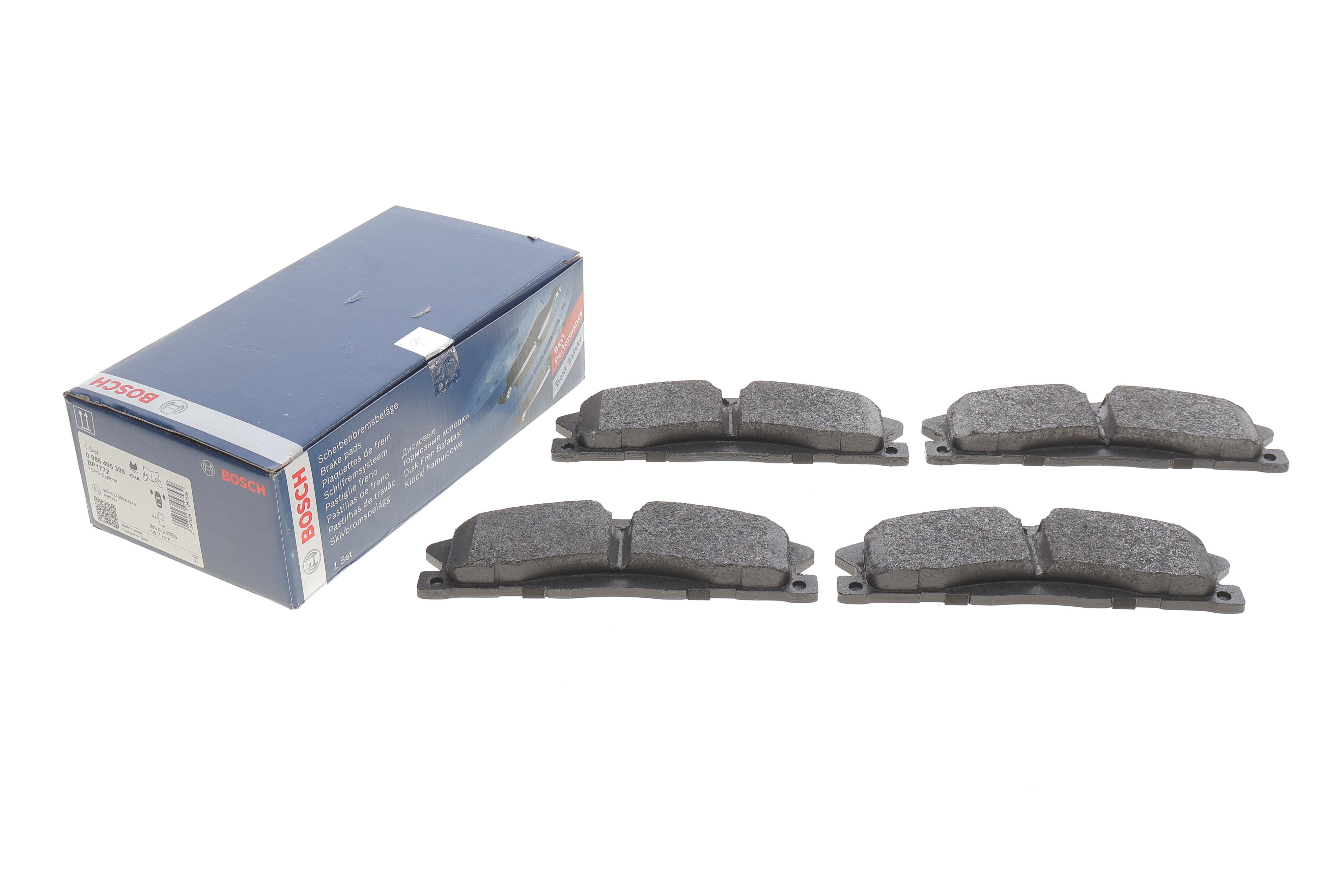 Колодки гальмівні (передні) Ford USA Explorer 10-