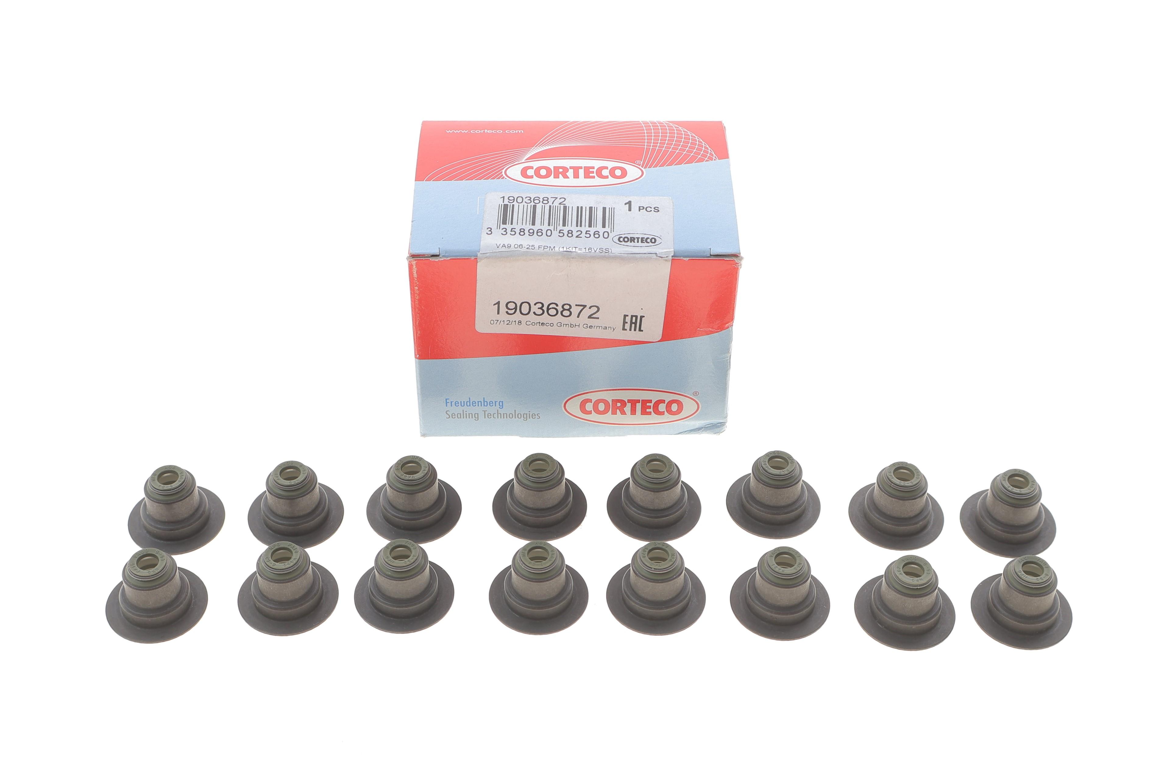 Сальник клапана (впуск/выпуск) Opel Astra G 2.2 16V 00-05 (к-кт 16шт)