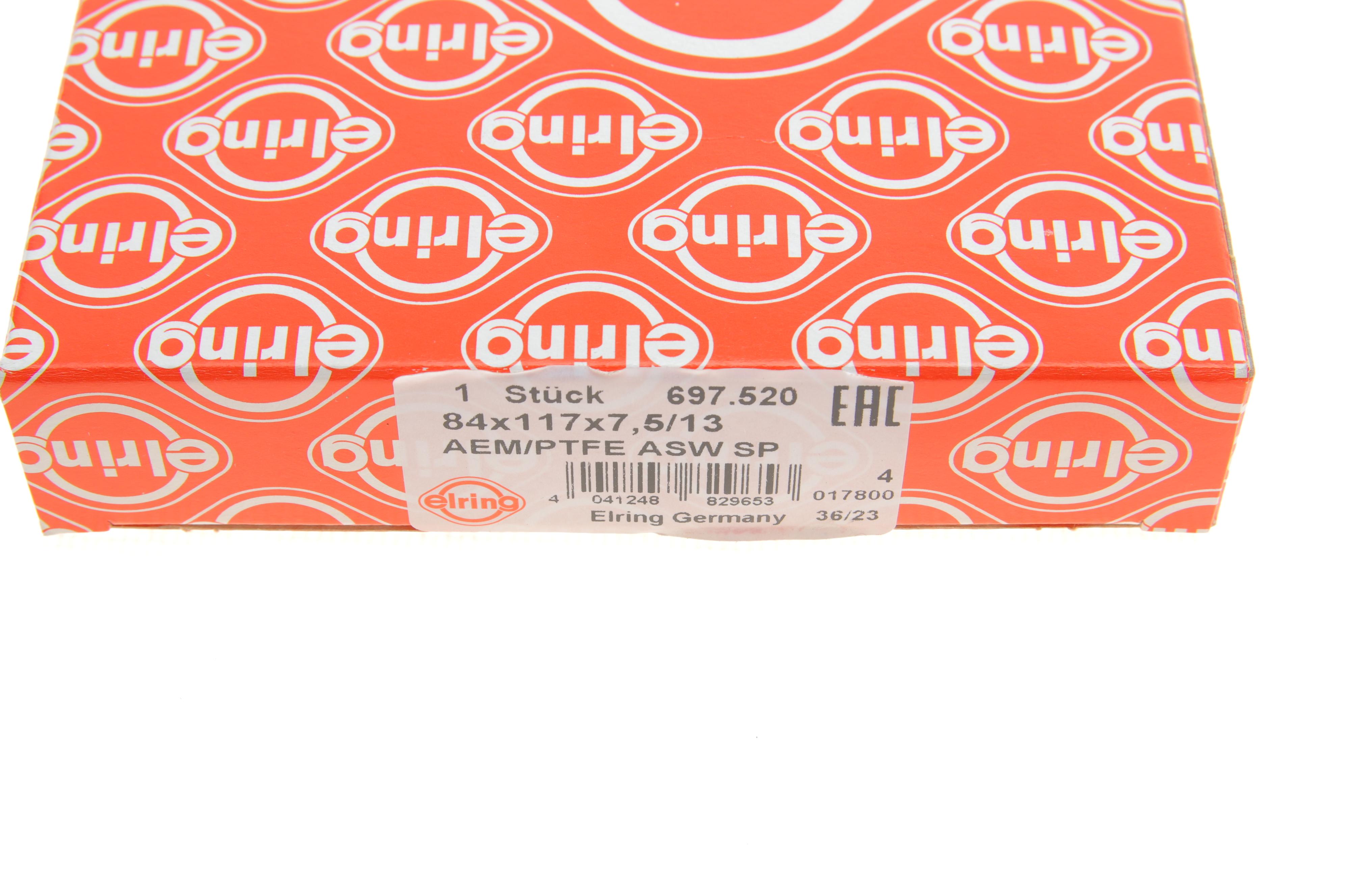 Сальник коленвала (задний) Renault Kangoo 1.2 TCe 13- (84x117x7.5) H4B/H5F/H4D