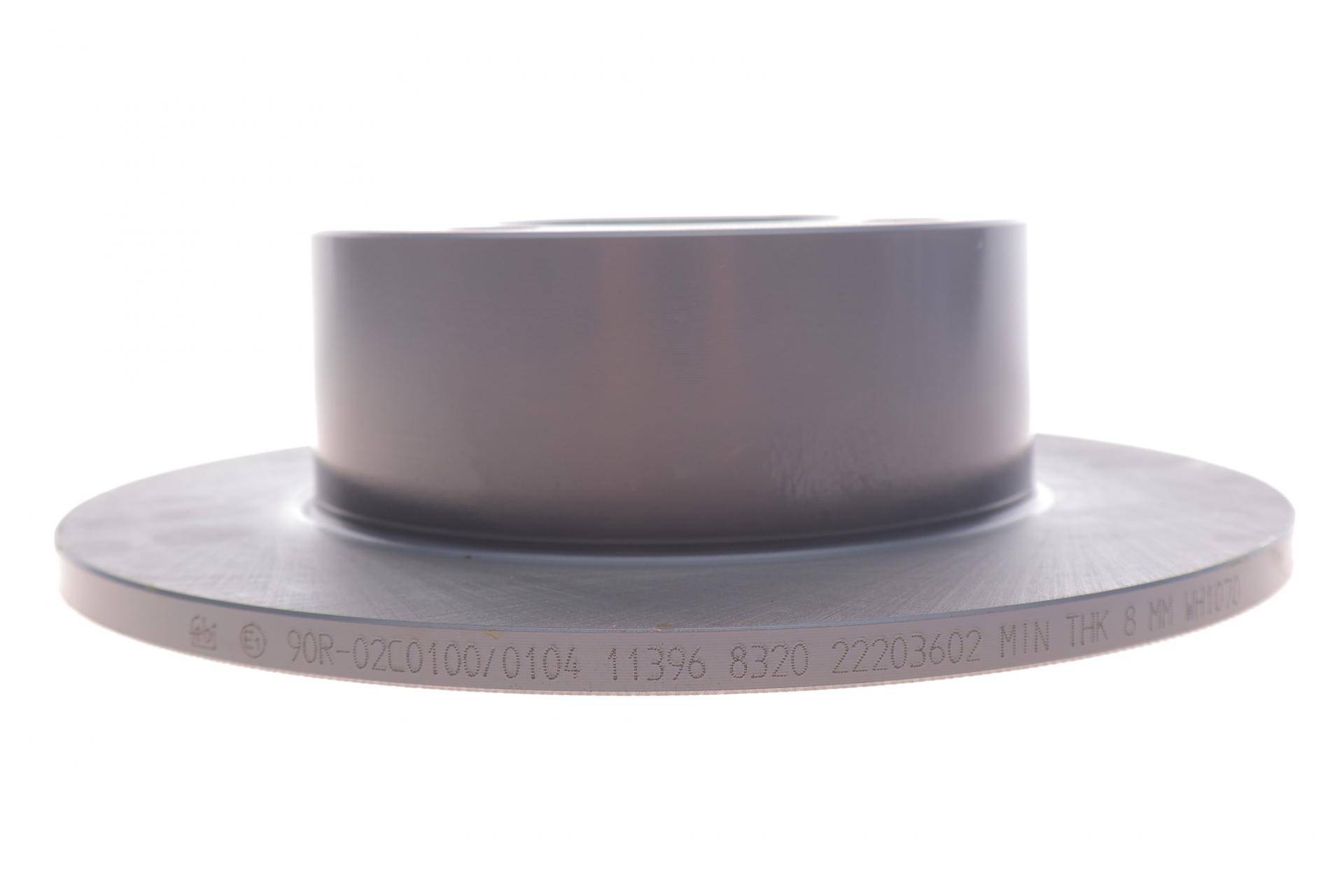 Диск гальмівний (задній) Audi 100 1.8-2.3 i 82-90 (245x10)